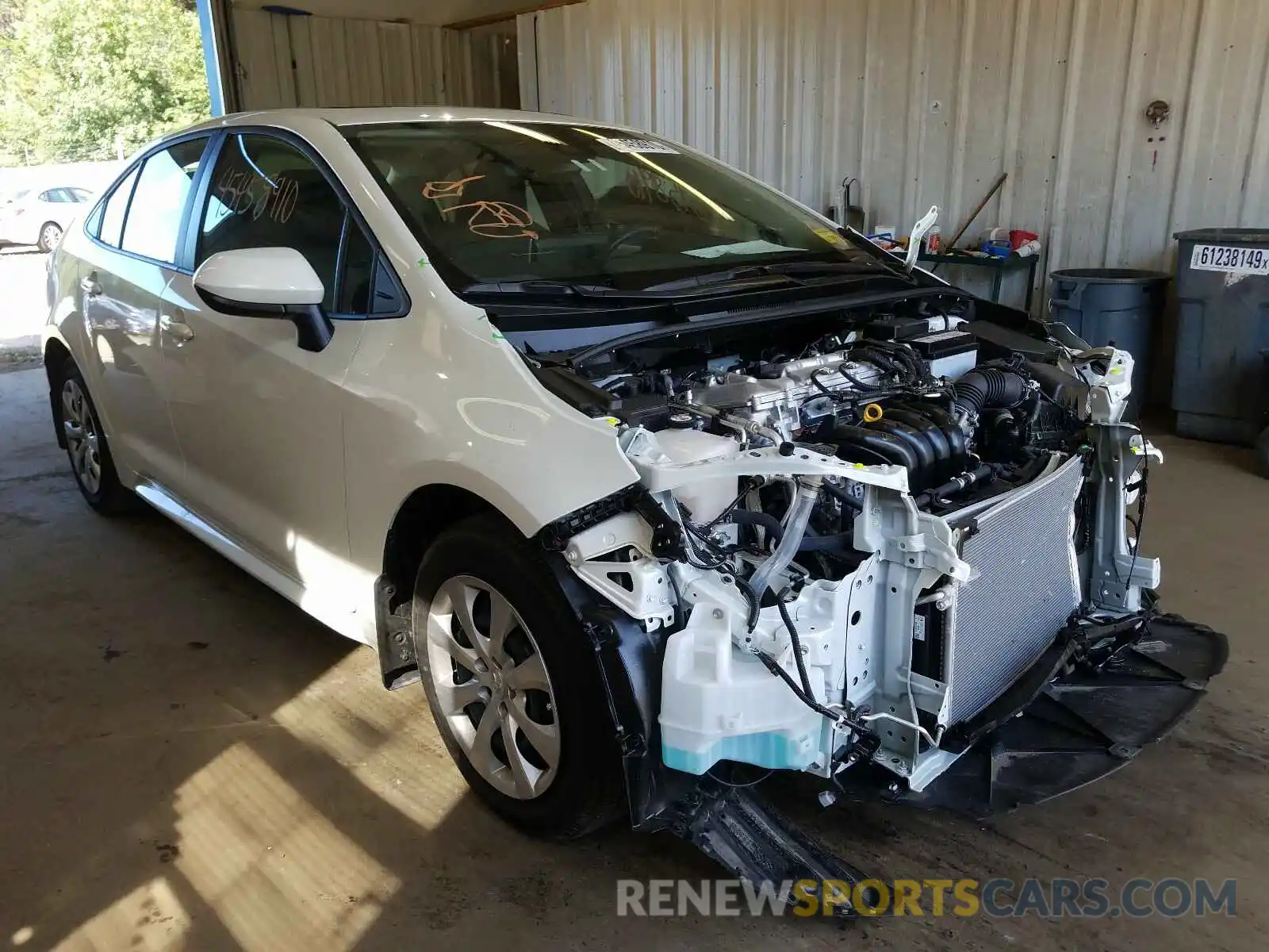 1 Photograph of a damaged car JTDEPRAE3LJ067898 TOYOTA COROLLA 2020