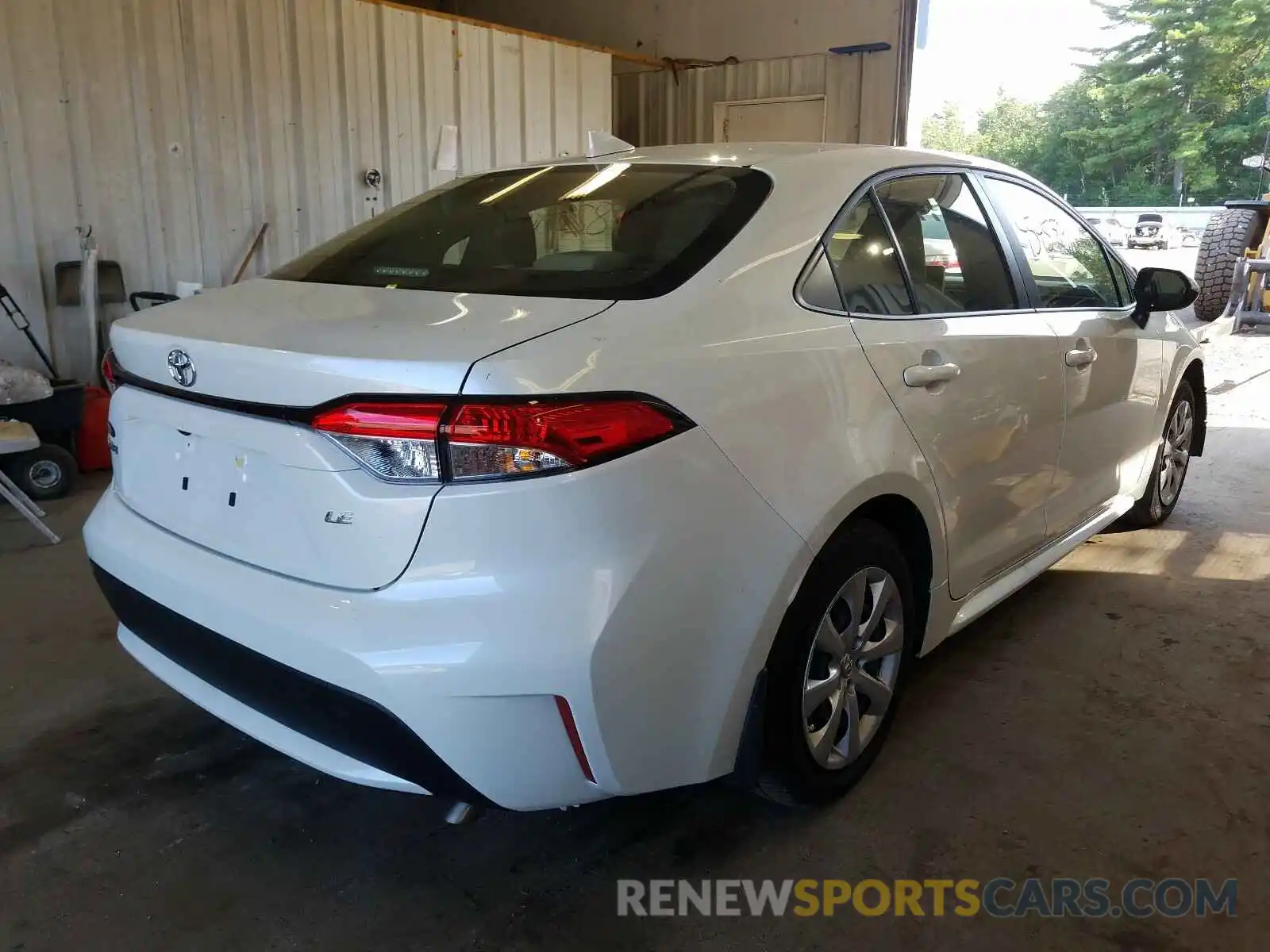 4 Photograph of a damaged car JTDEPRAE3LJ067898 TOYOTA COROLLA 2020