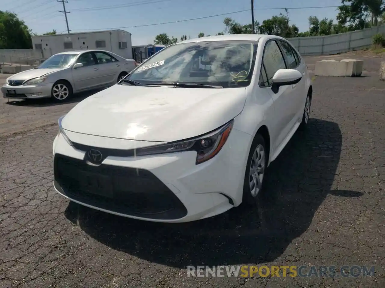 2 Photograph of a damaged car JTDEPRAE3LJ068095 TOYOTA COROLLA 2020