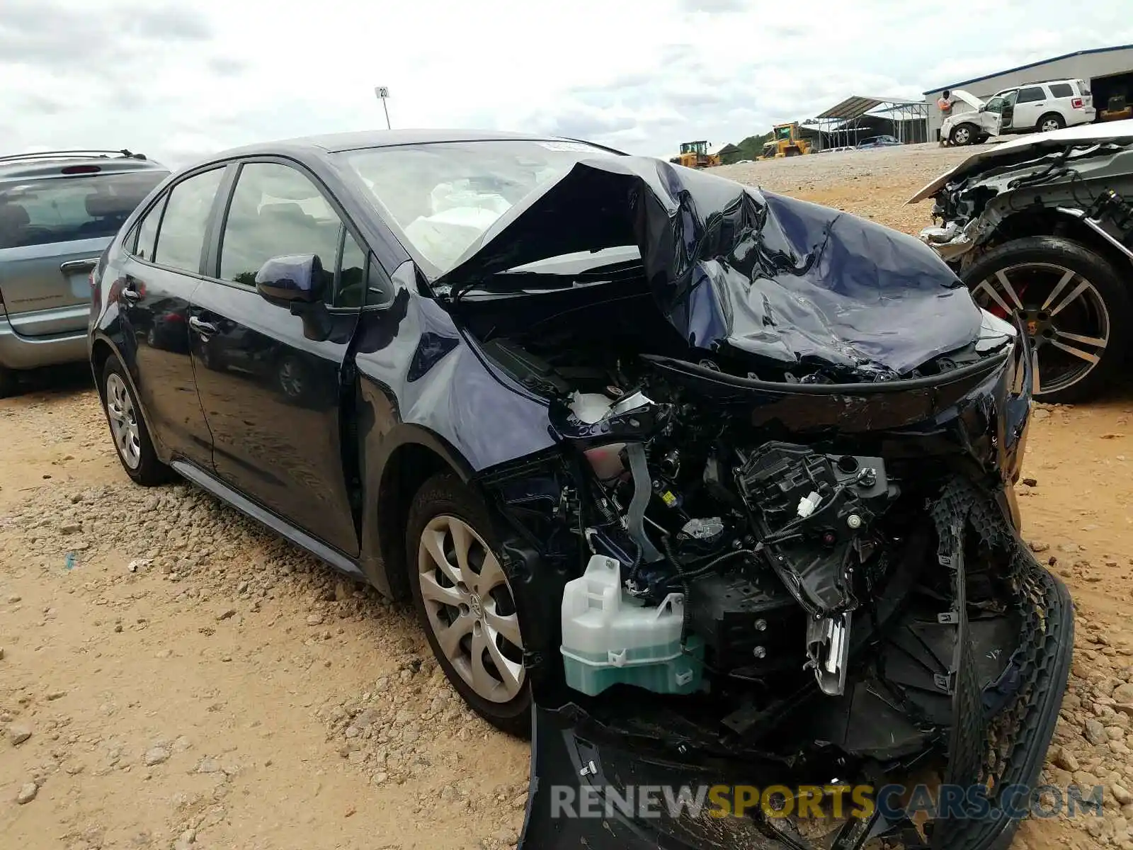 1 Photograph of a damaged car JTDEPRAE3LJ068209 TOYOTA COROLLA 2020