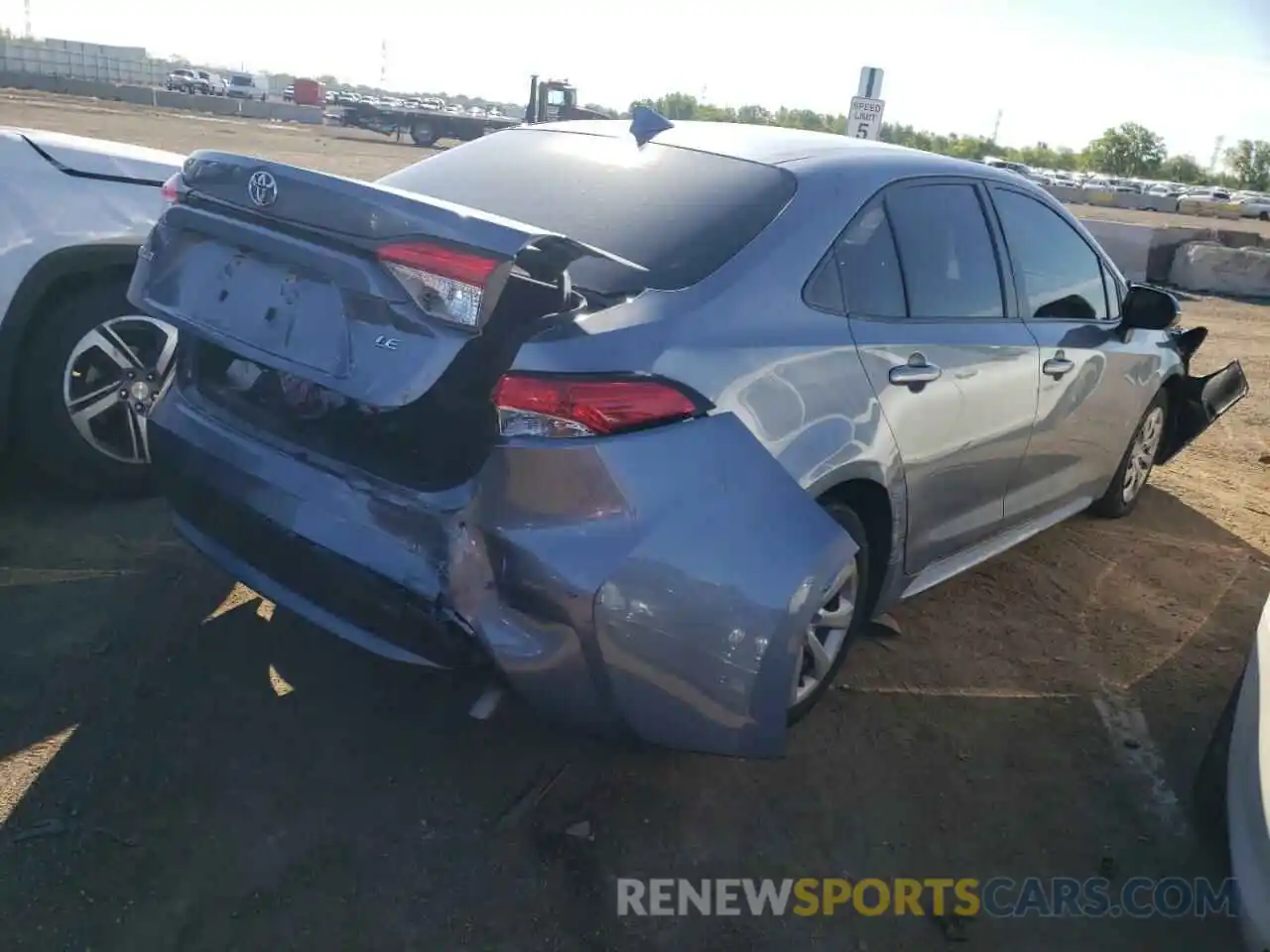 4 Photograph of a damaged car JTDEPRAE3LJ068274 TOYOTA COROLLA 2020