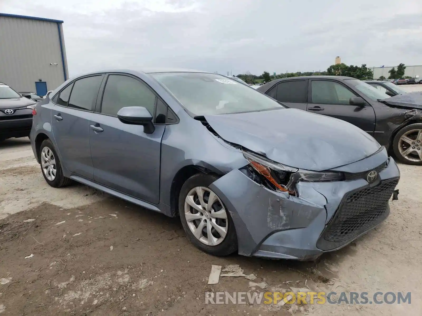 1 Photograph of a damaged car JTDEPRAE3LJ068453 TOYOTA COROLLA 2020