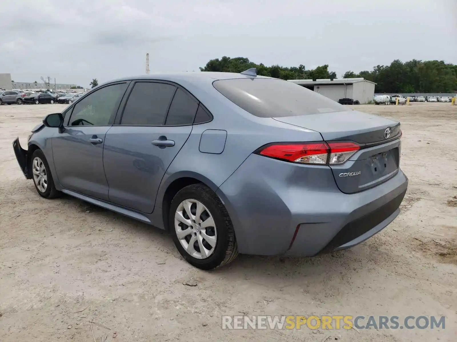 3 Photograph of a damaged car JTDEPRAE3LJ068453 TOYOTA COROLLA 2020