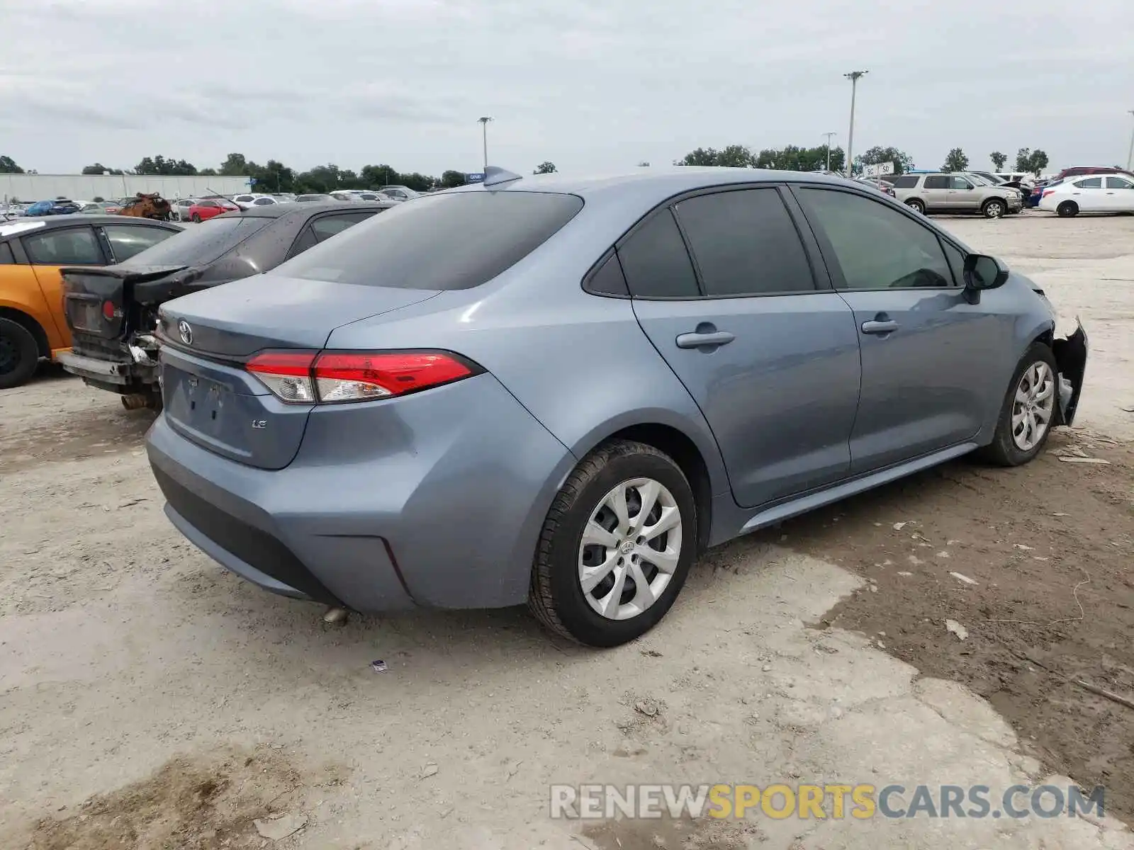 4 Photograph of a damaged car JTDEPRAE3LJ068453 TOYOTA COROLLA 2020