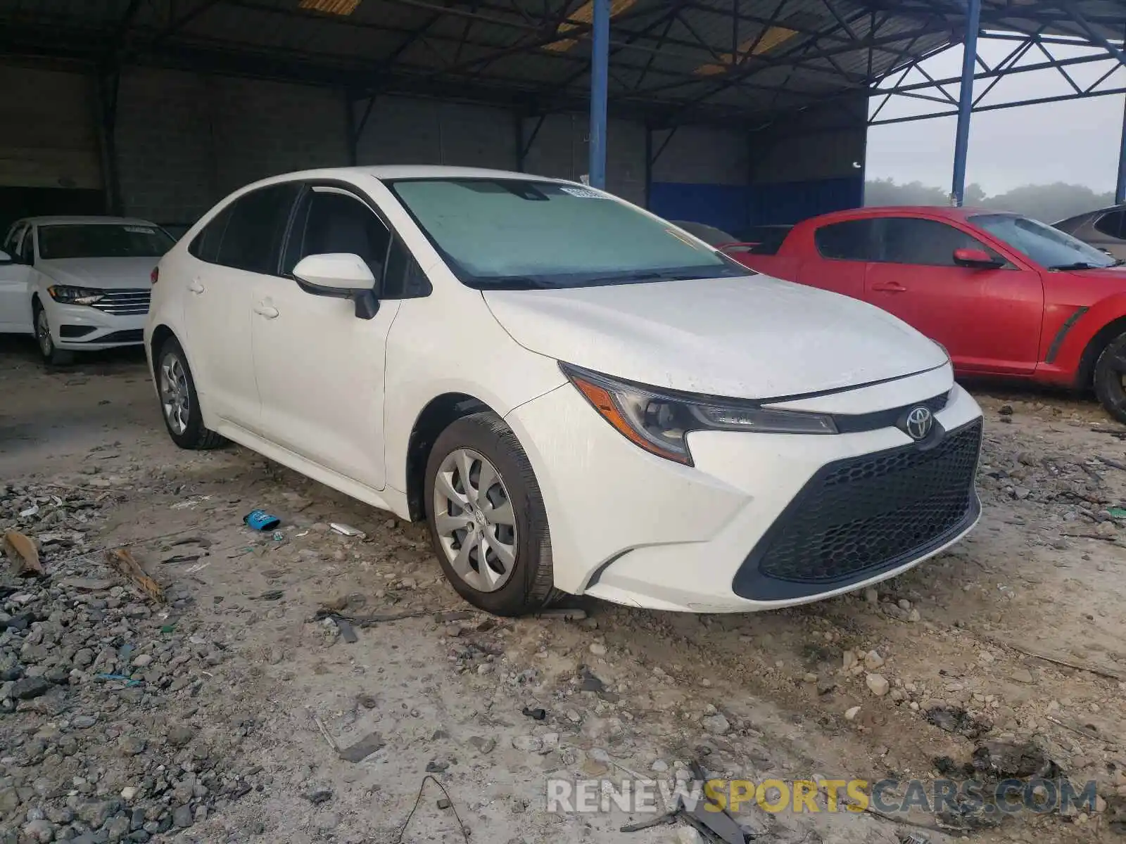 1 Photograph of a damaged car JTDEPRAE3LJ068498 TOYOTA COROLLA 2020