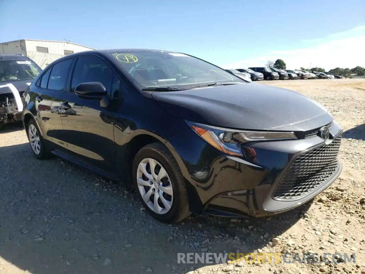 1 Photograph of a damaged car JTDEPRAE3LJ068825 TOYOTA COROLLA 2020