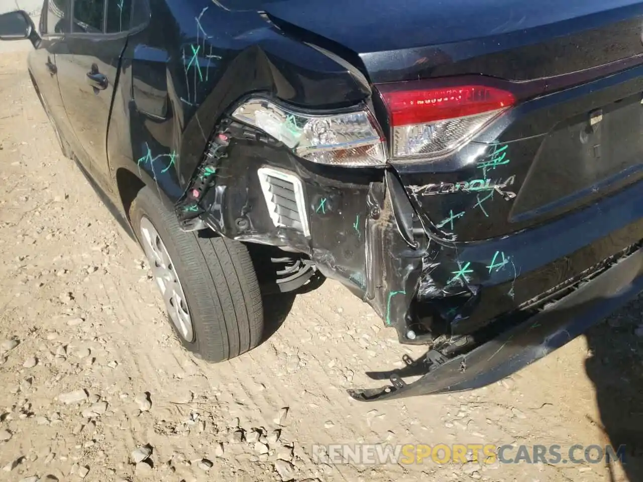 9 Photograph of a damaged car JTDEPRAE3LJ068825 TOYOTA COROLLA 2020