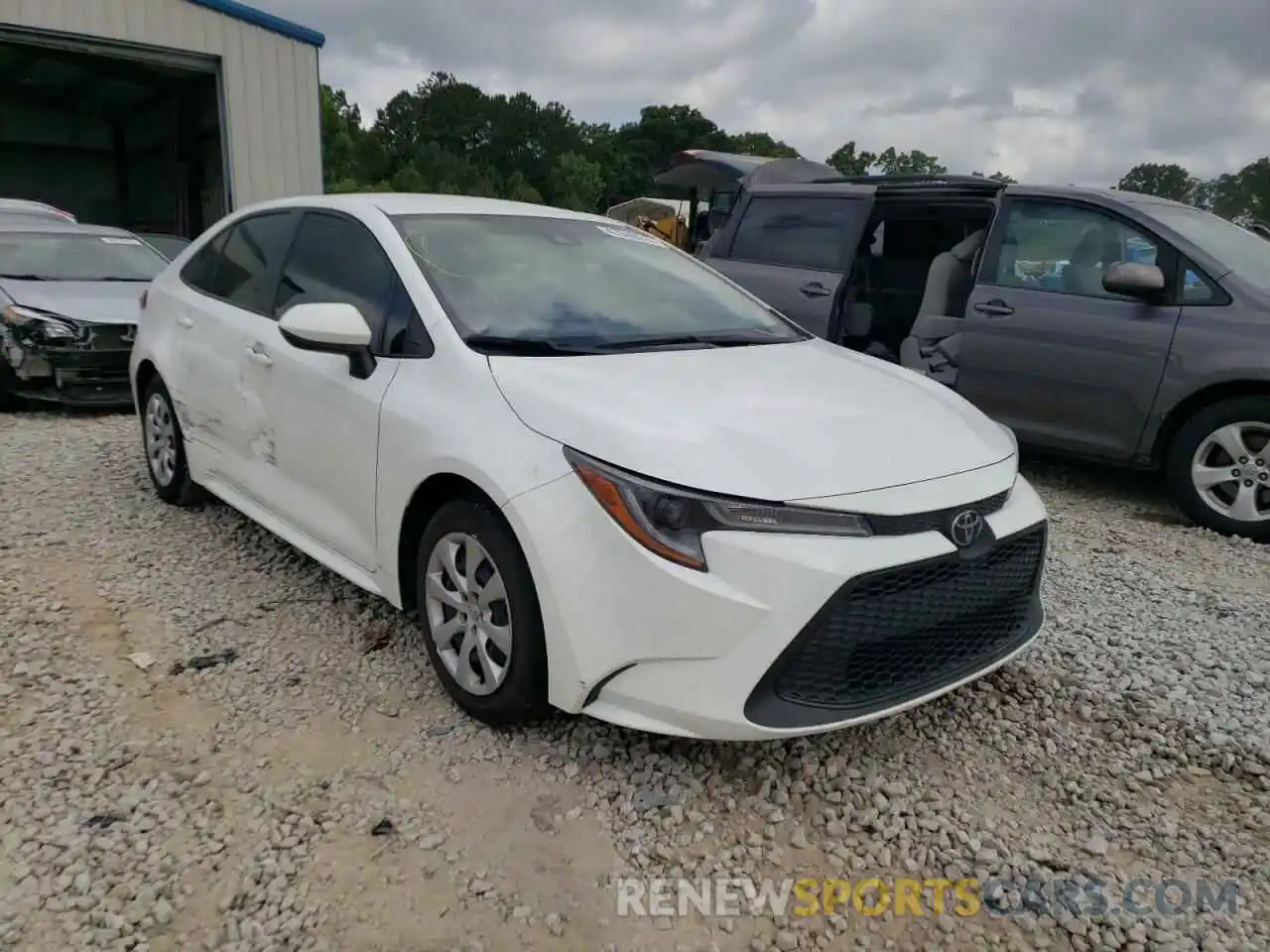 1 Photograph of a damaged car JTDEPRAE3LJ068985 TOYOTA COROLLA 2020