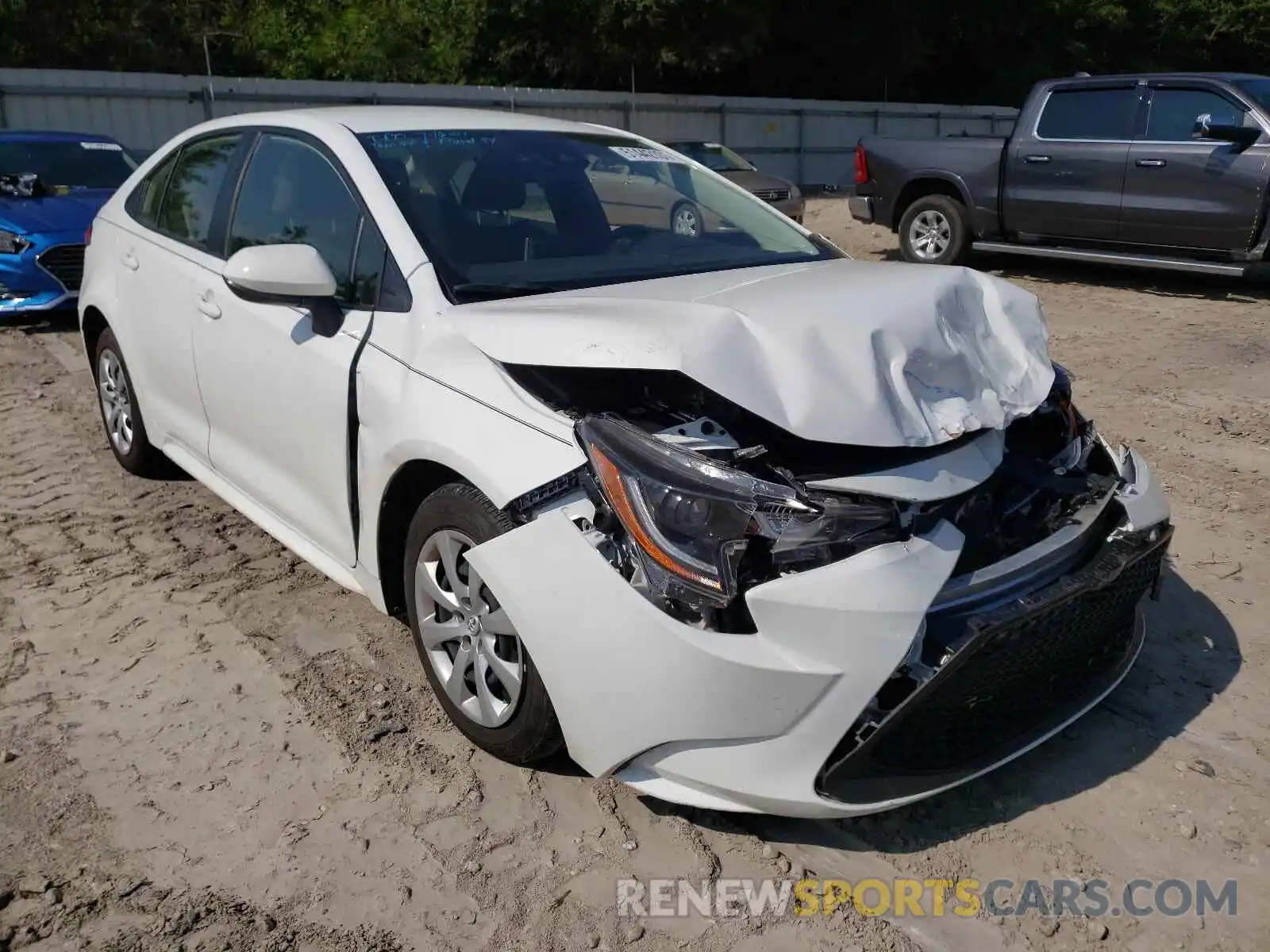 1 Photograph of a damaged car JTDEPRAE3LJ069697 TOYOTA COROLLA 2020