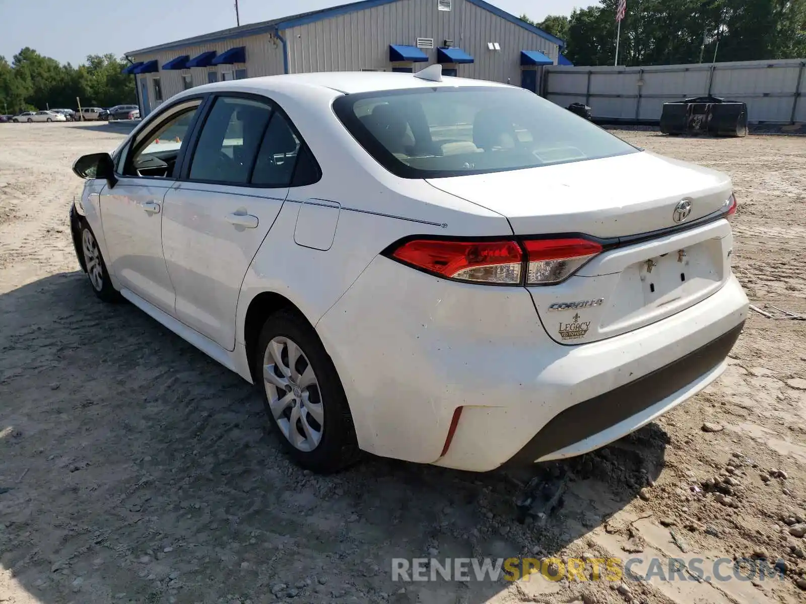 3 Photograph of a damaged car JTDEPRAE3LJ069697 TOYOTA COROLLA 2020