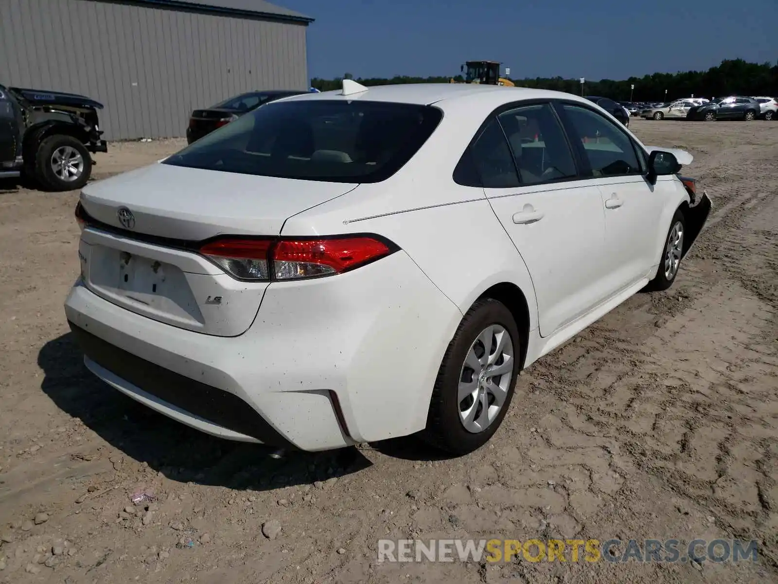 4 Photograph of a damaged car JTDEPRAE3LJ069697 TOYOTA COROLLA 2020