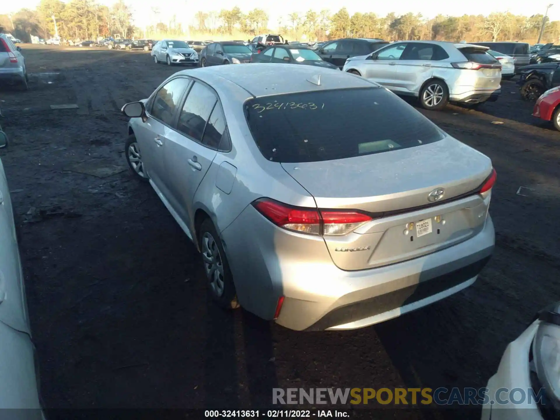 3 Photograph of a damaged car JTDEPRAE3LJ072793 TOYOTA COROLLA 2020