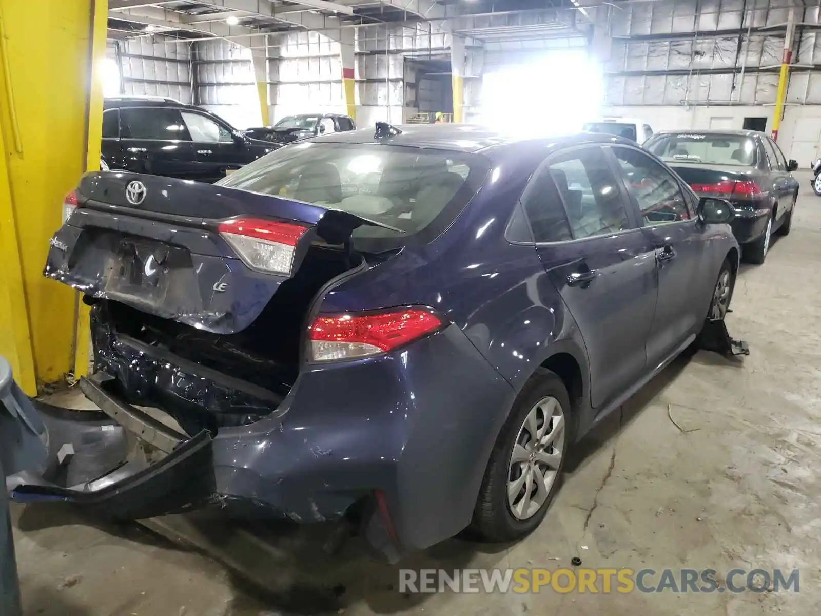 4 Photograph of a damaged car JTDEPRAE3LJ073054 TOYOTA COROLLA 2020