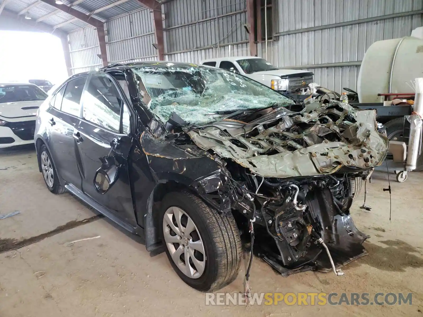1 Photograph of a damaged car JTDEPRAE3LJ074575 TOYOTA COROLLA 2020
