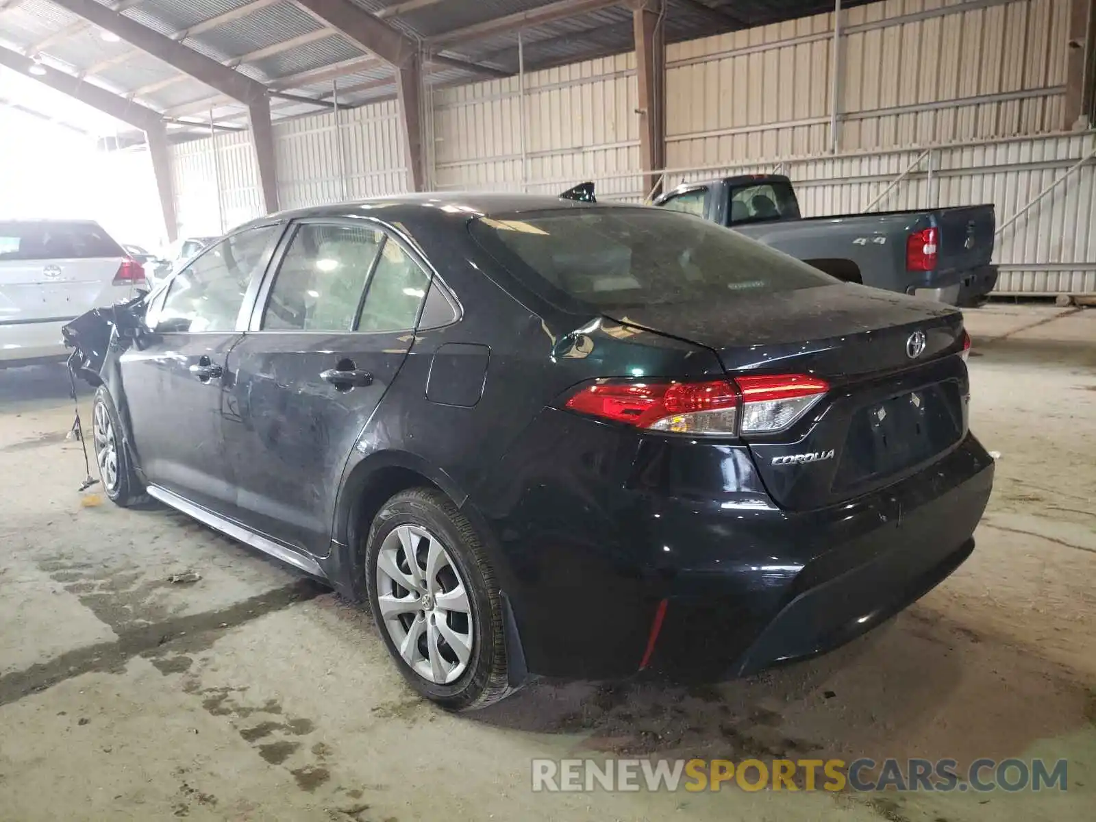 3 Photograph of a damaged car JTDEPRAE3LJ074575 TOYOTA COROLLA 2020