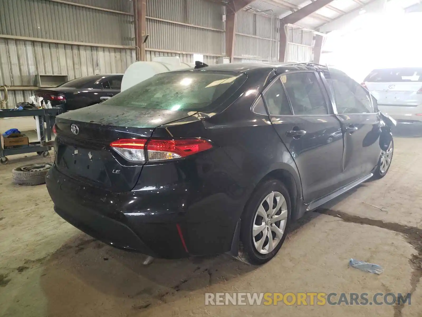 4 Photograph of a damaged car JTDEPRAE3LJ074575 TOYOTA COROLLA 2020