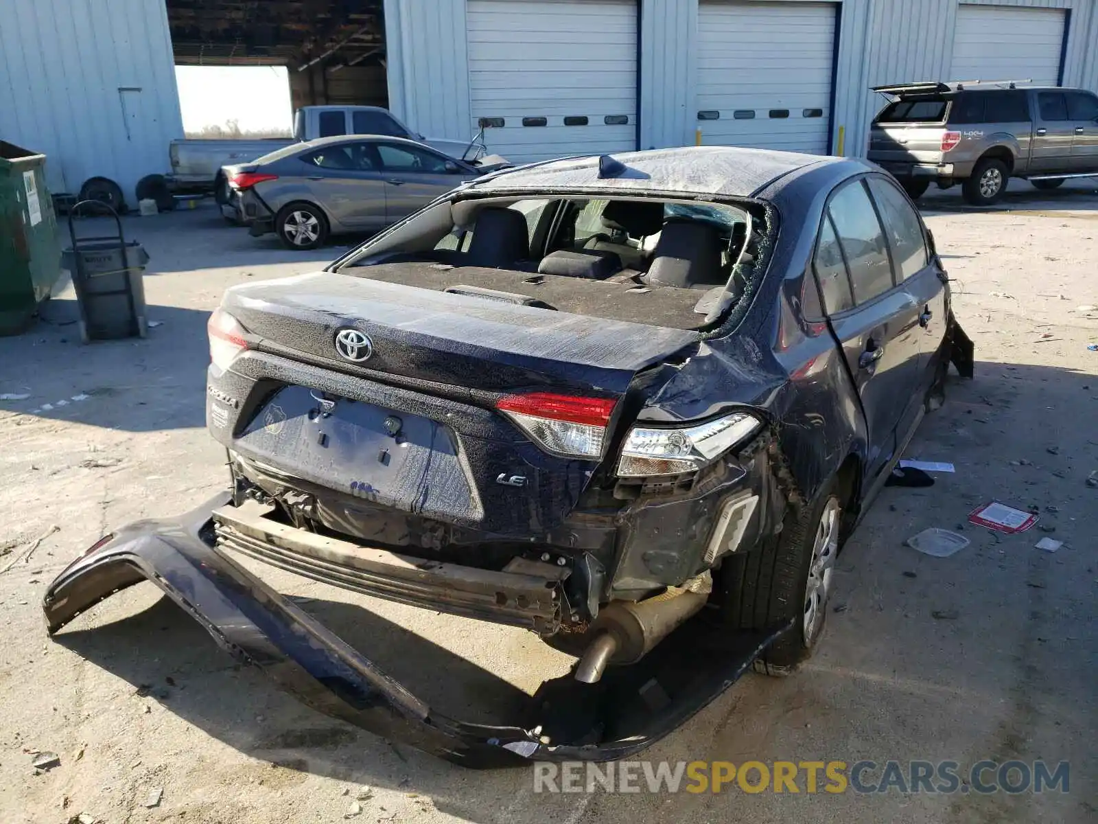 4 Photograph of a damaged car JTDEPRAE3LJ075712 TOYOTA COROLLA 2020