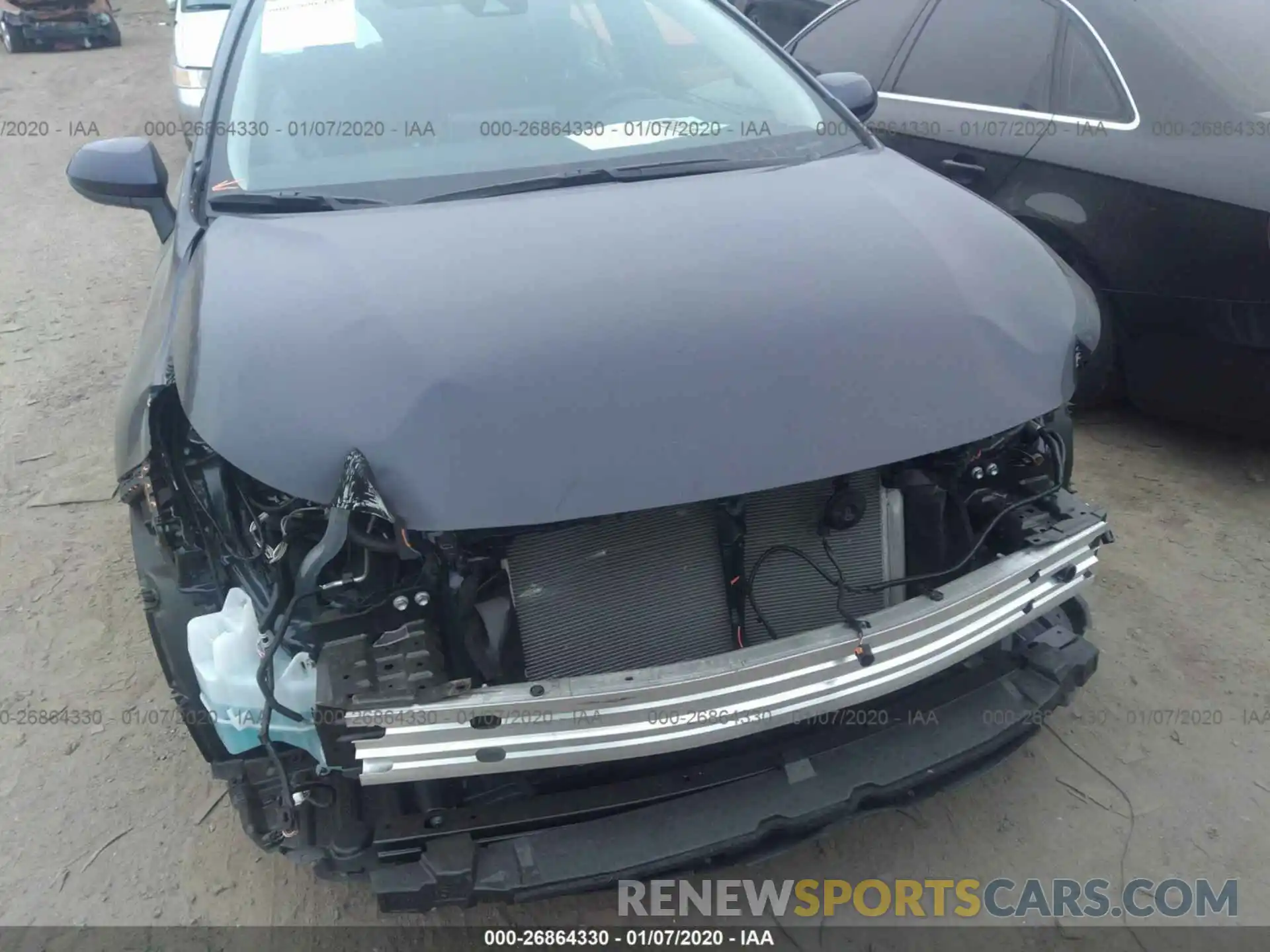 5 Photograph of a damaged car JTDEPRAE3LJ077783 TOYOTA COROLLA 2020