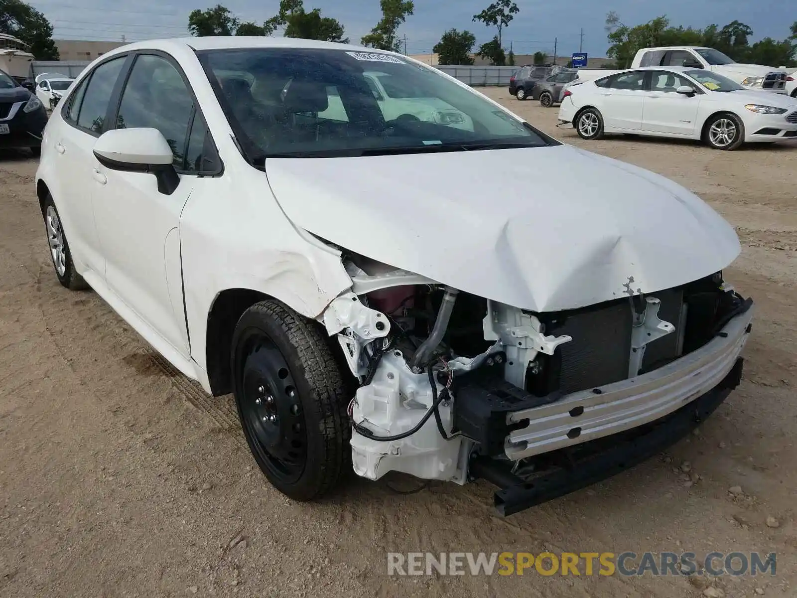 1 Photograph of a damaged car JTDEPRAE3LJ079128 TOYOTA COROLLA 2020