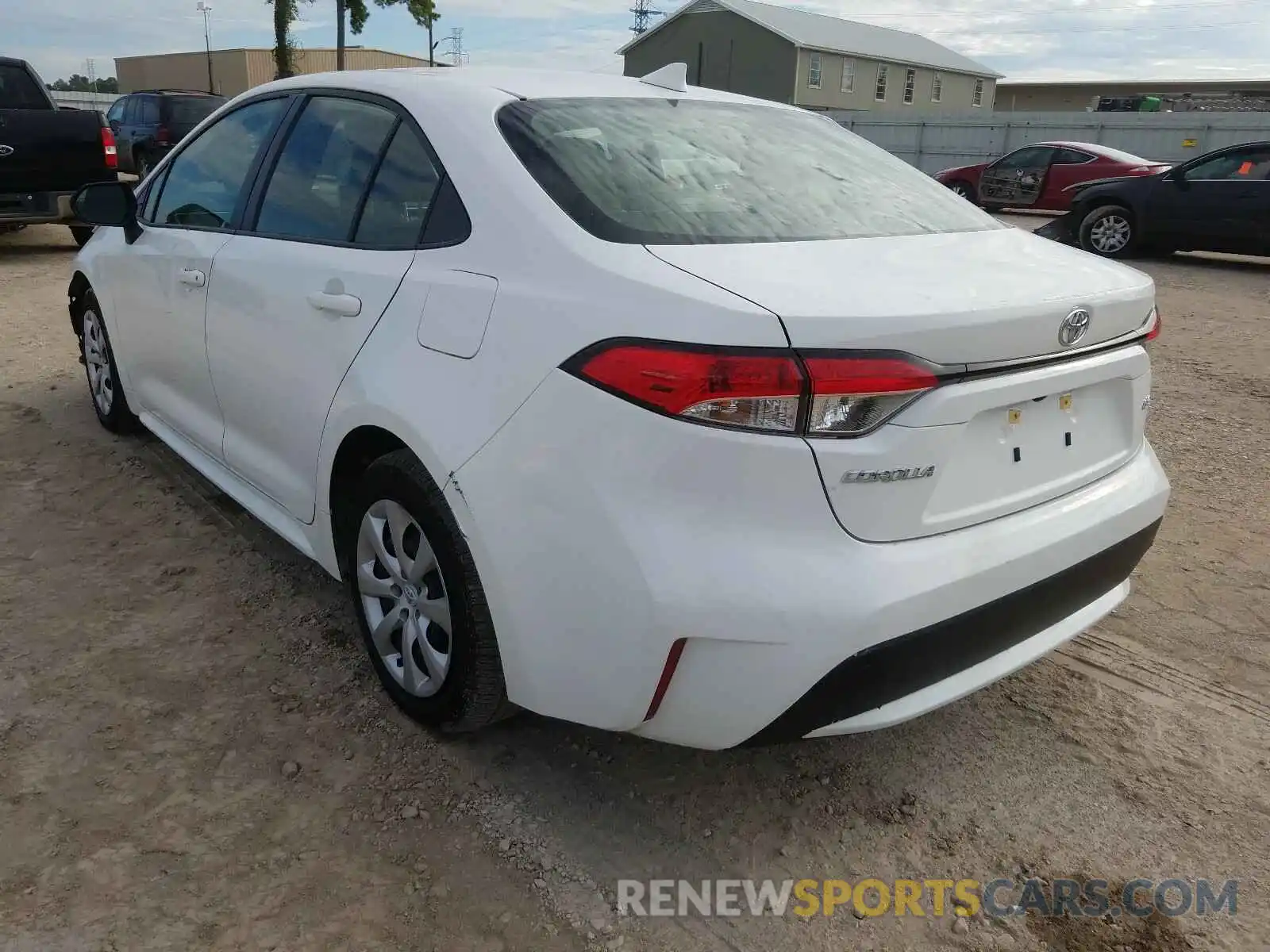 3 Photograph of a damaged car JTDEPRAE3LJ079128 TOYOTA COROLLA 2020