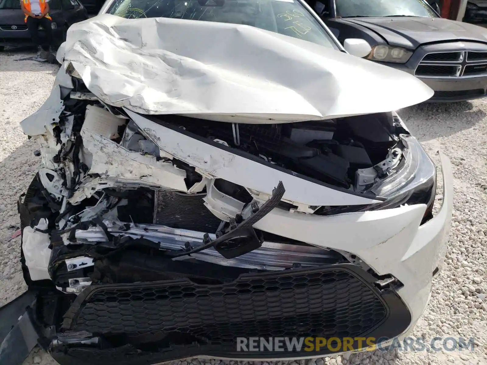 8 Photograph of a damaged car JTDEPRAE3LJ080537 TOYOTA COROLLA 2020