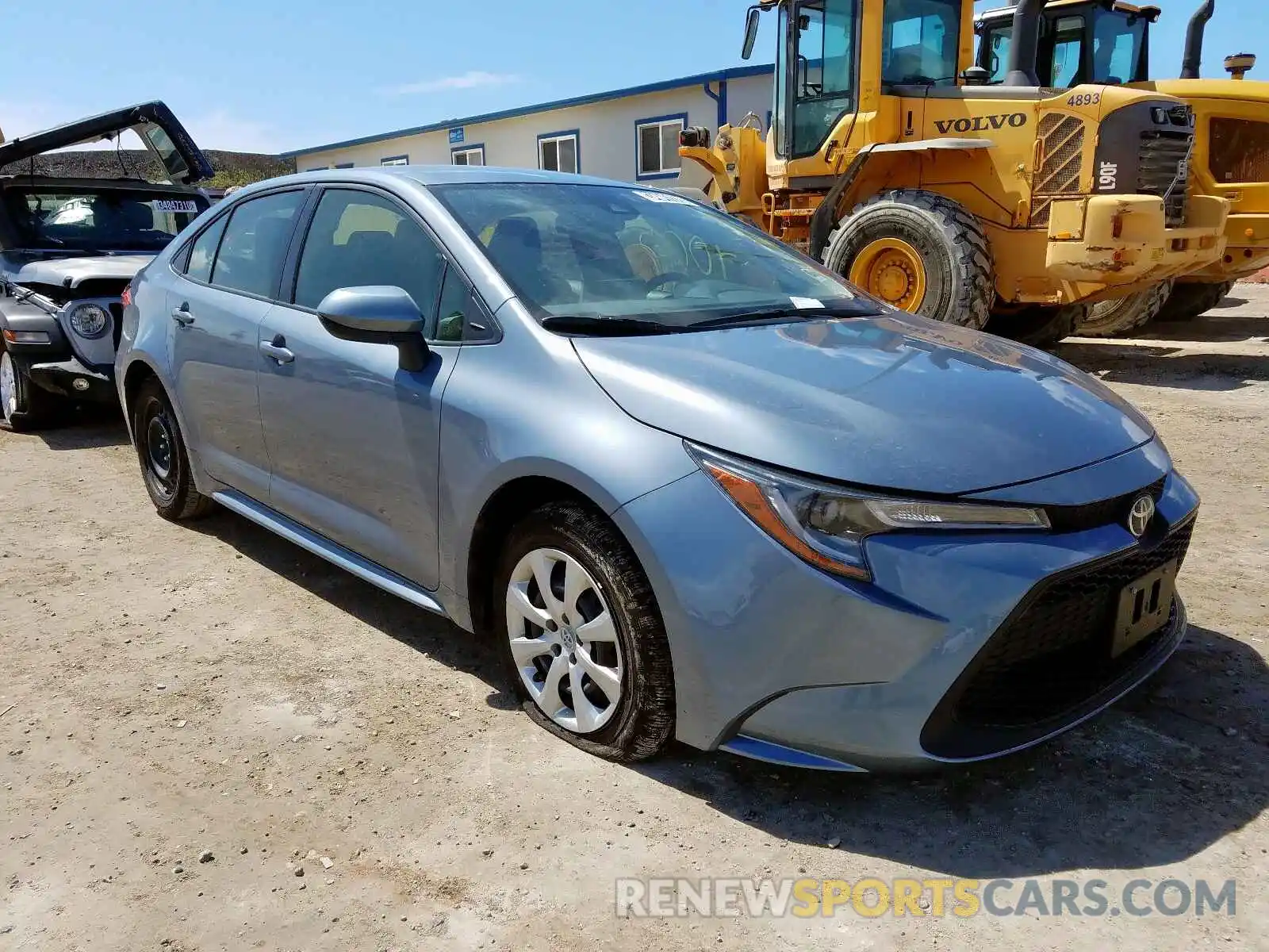 1 Photograph of a damaged car JTDEPRAE3LJ081946 TOYOTA COROLLA 2020