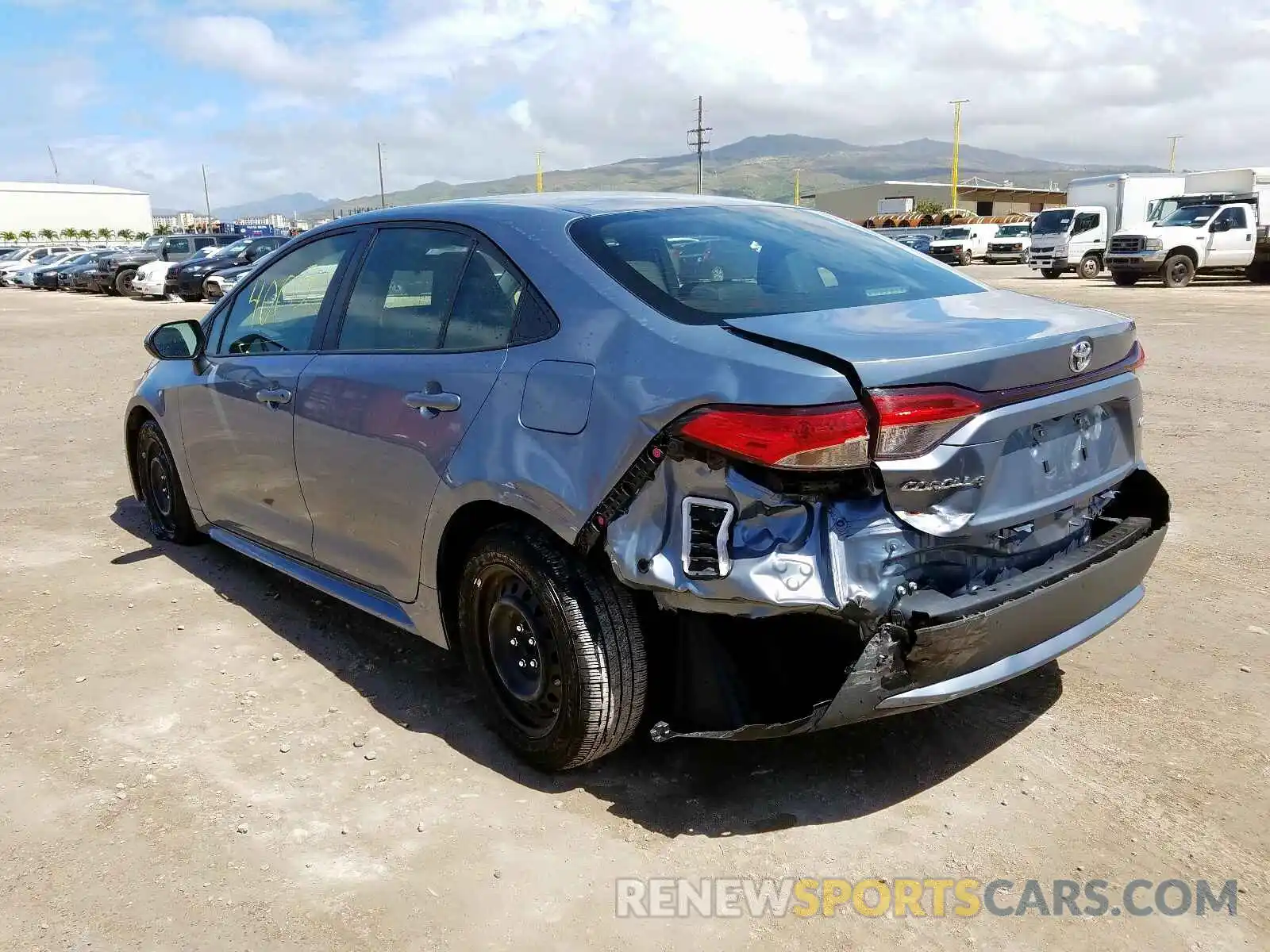 3 Photograph of a damaged car JTDEPRAE3LJ081946 TOYOTA COROLLA 2020