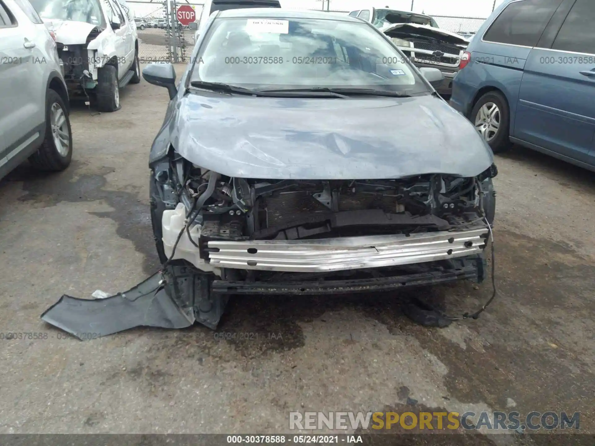 6 Photograph of a damaged car JTDEPRAE3LJ082952 TOYOTA COROLLA 2020