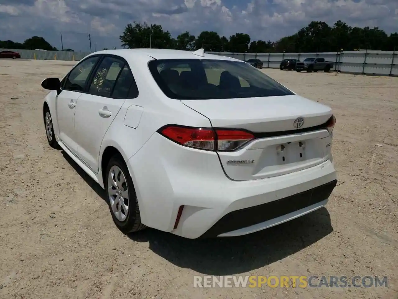 3 Photograph of a damaged car JTDEPRAE3LJ083017 TOYOTA COROLLA 2020