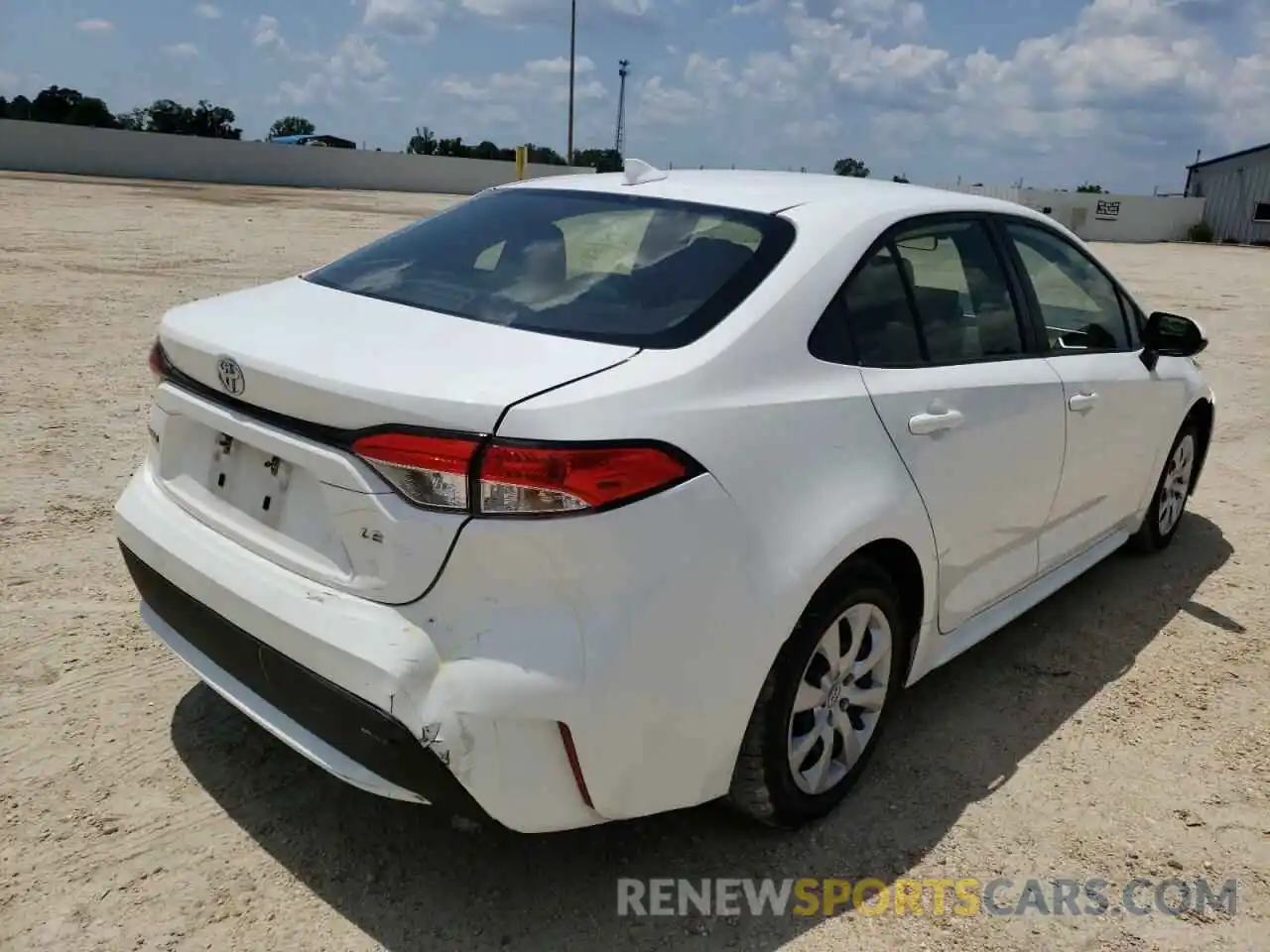 4 Photograph of a damaged car JTDEPRAE3LJ083017 TOYOTA COROLLA 2020