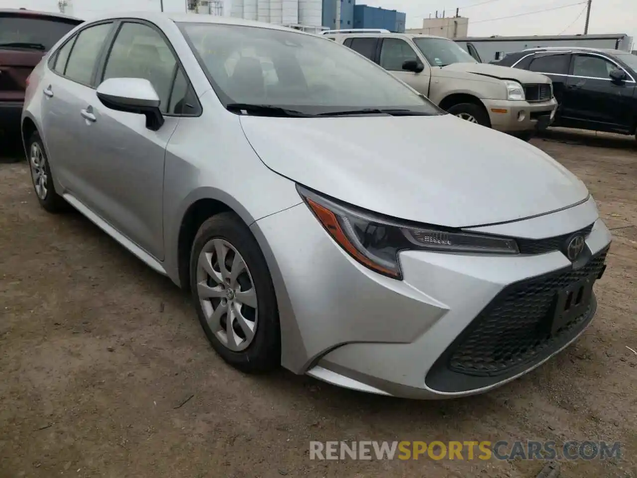 1 Photograph of a damaged car JTDEPRAE3LJ083552 TOYOTA COROLLA 2020