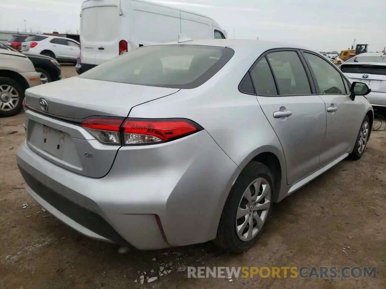 4 Photograph of a damaged car JTDEPRAE3LJ083552 TOYOTA COROLLA 2020