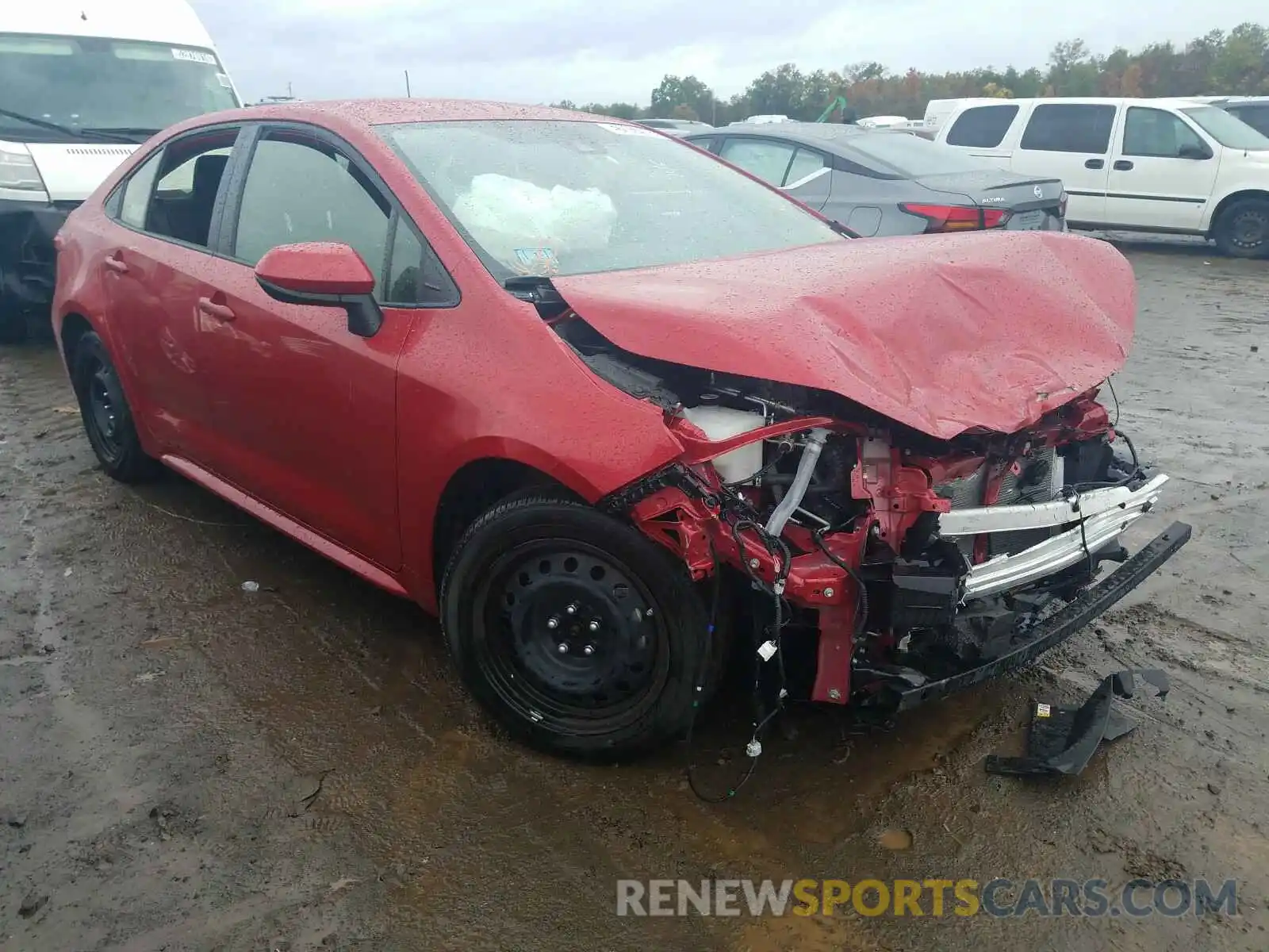 1 Photograph of a damaged car JTDEPRAE3LJ084250 TOYOTA COROLLA 2020