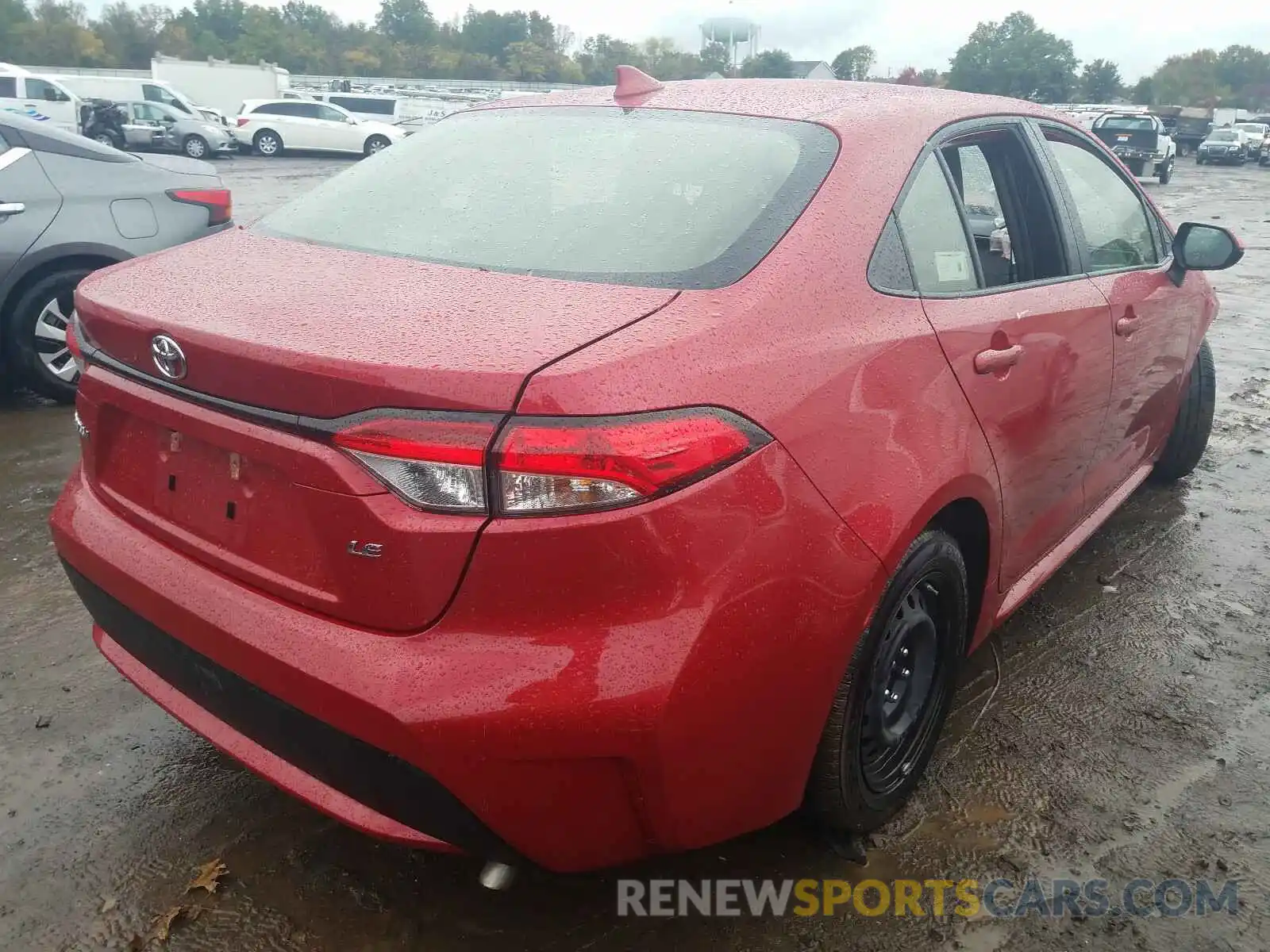 4 Photograph of a damaged car JTDEPRAE3LJ084250 TOYOTA COROLLA 2020