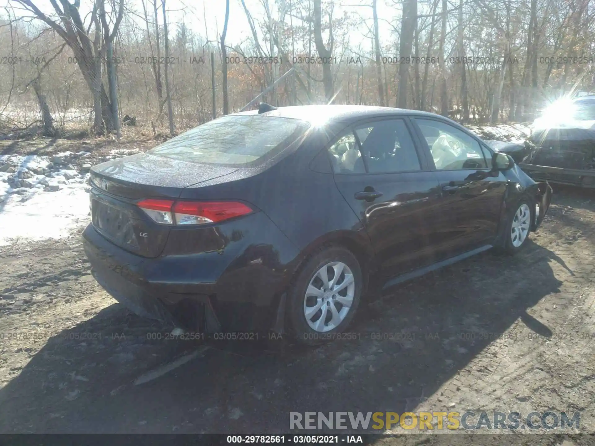 4 Photograph of a damaged car JTDEPRAE3LJ084376 TOYOTA COROLLA 2020