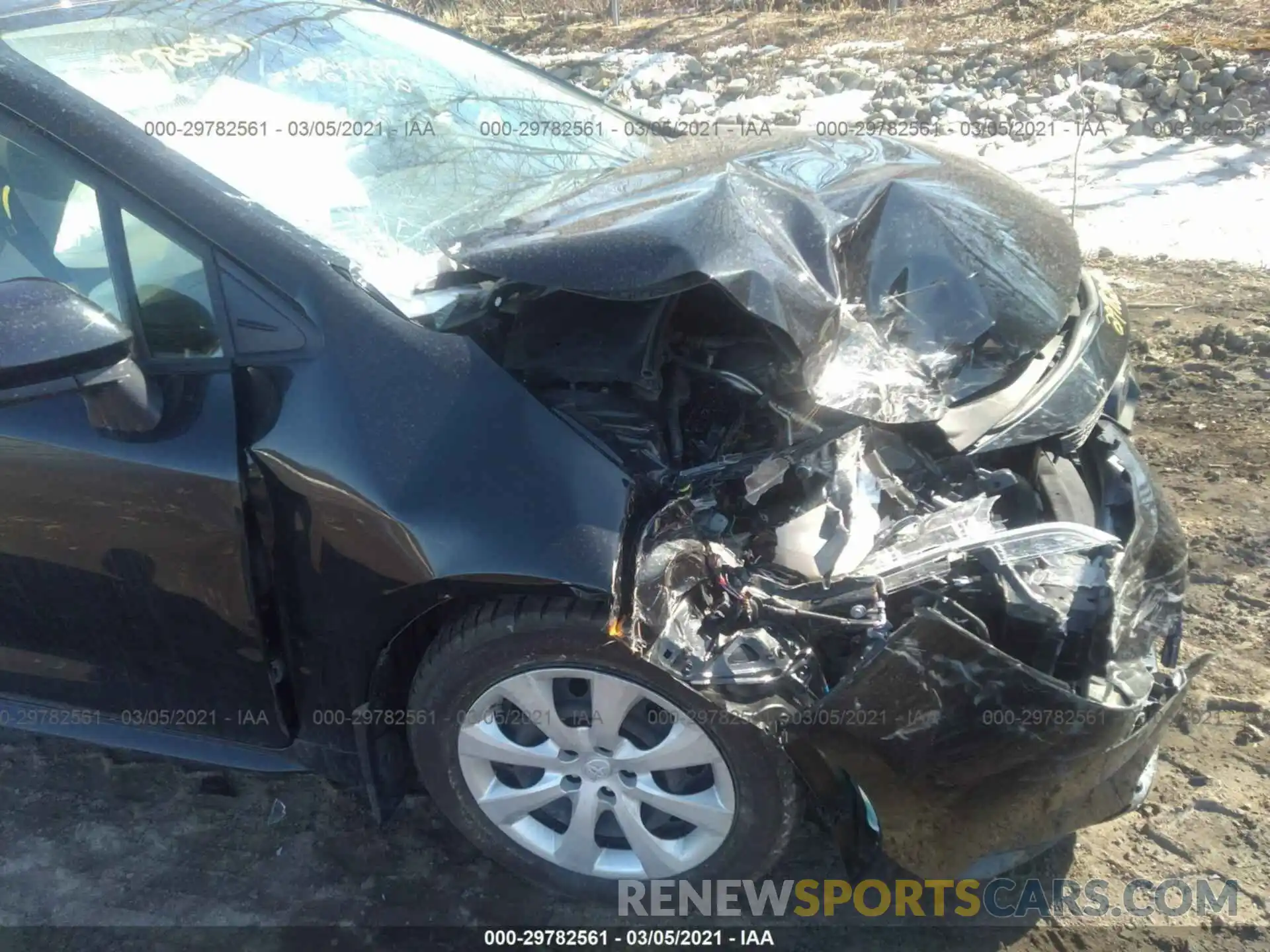 6 Фотография поврежденного автомобиля JTDEPRAE3LJ084376 TOYOTA COROLLA 2020