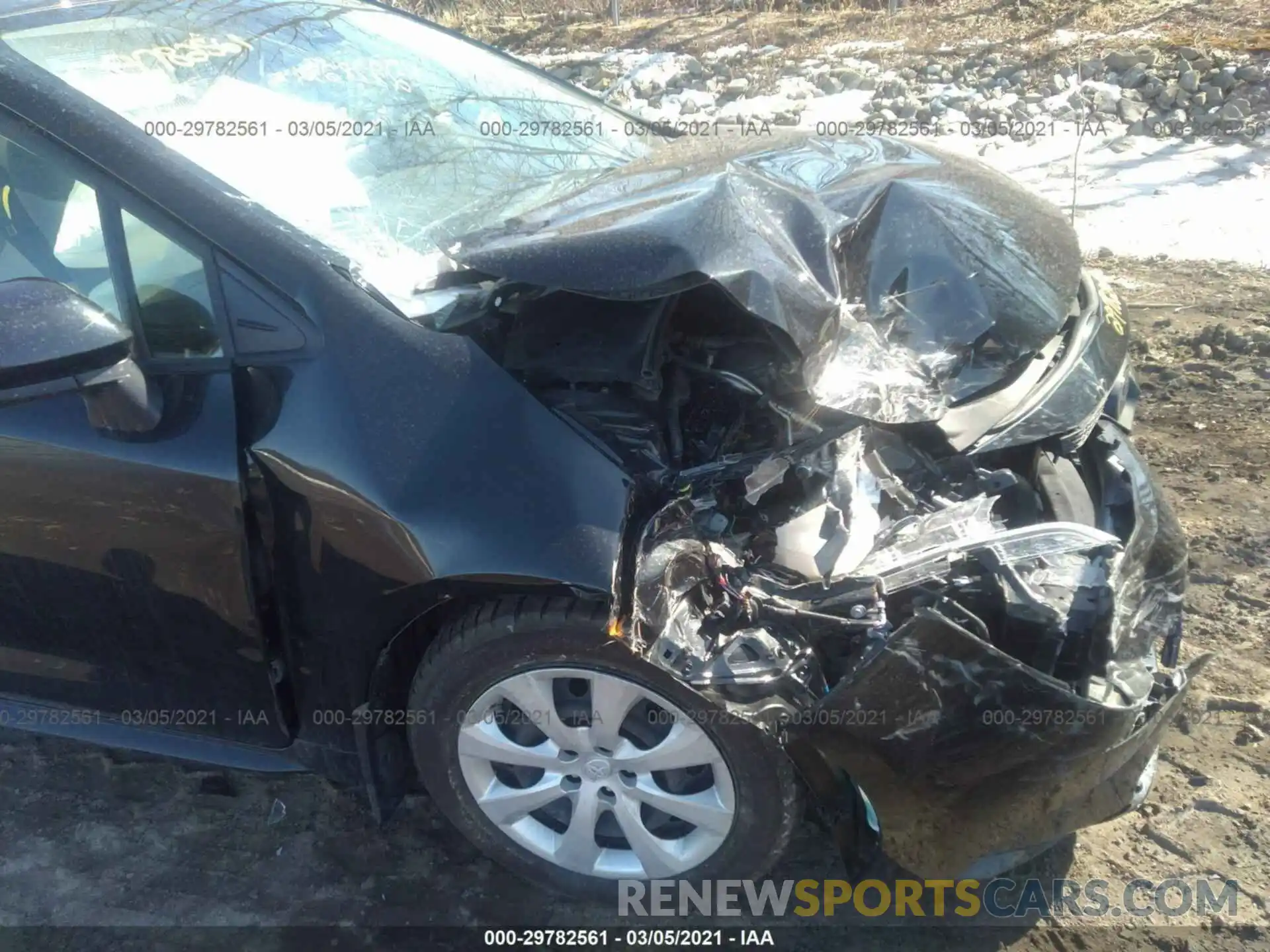 6 Photograph of a damaged car JTDEPRAE3LJ084376 TOYOTA COROLLA 2020