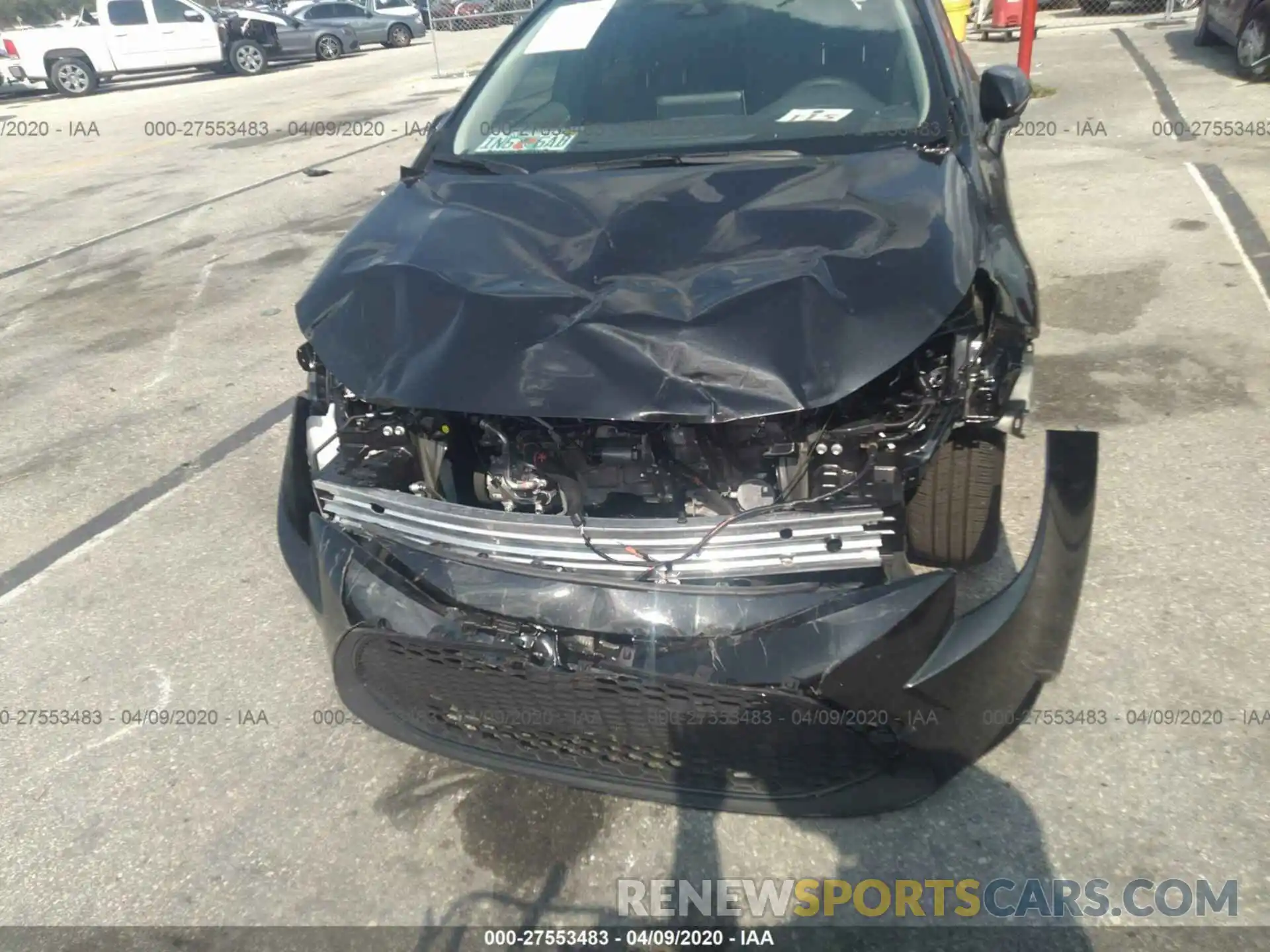 6 Photograph of a damaged car JTDEPRAE3LJ084538 TOYOTA COROLLA 2020