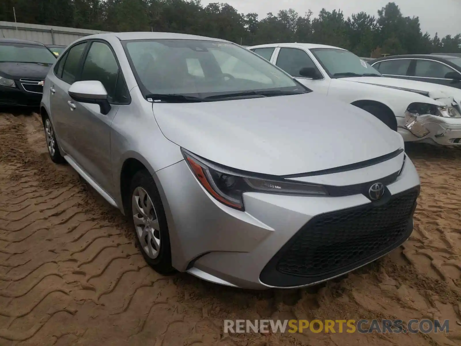 1 Photograph of a damaged car JTDEPRAE3LJ084846 TOYOTA COROLLA 2020