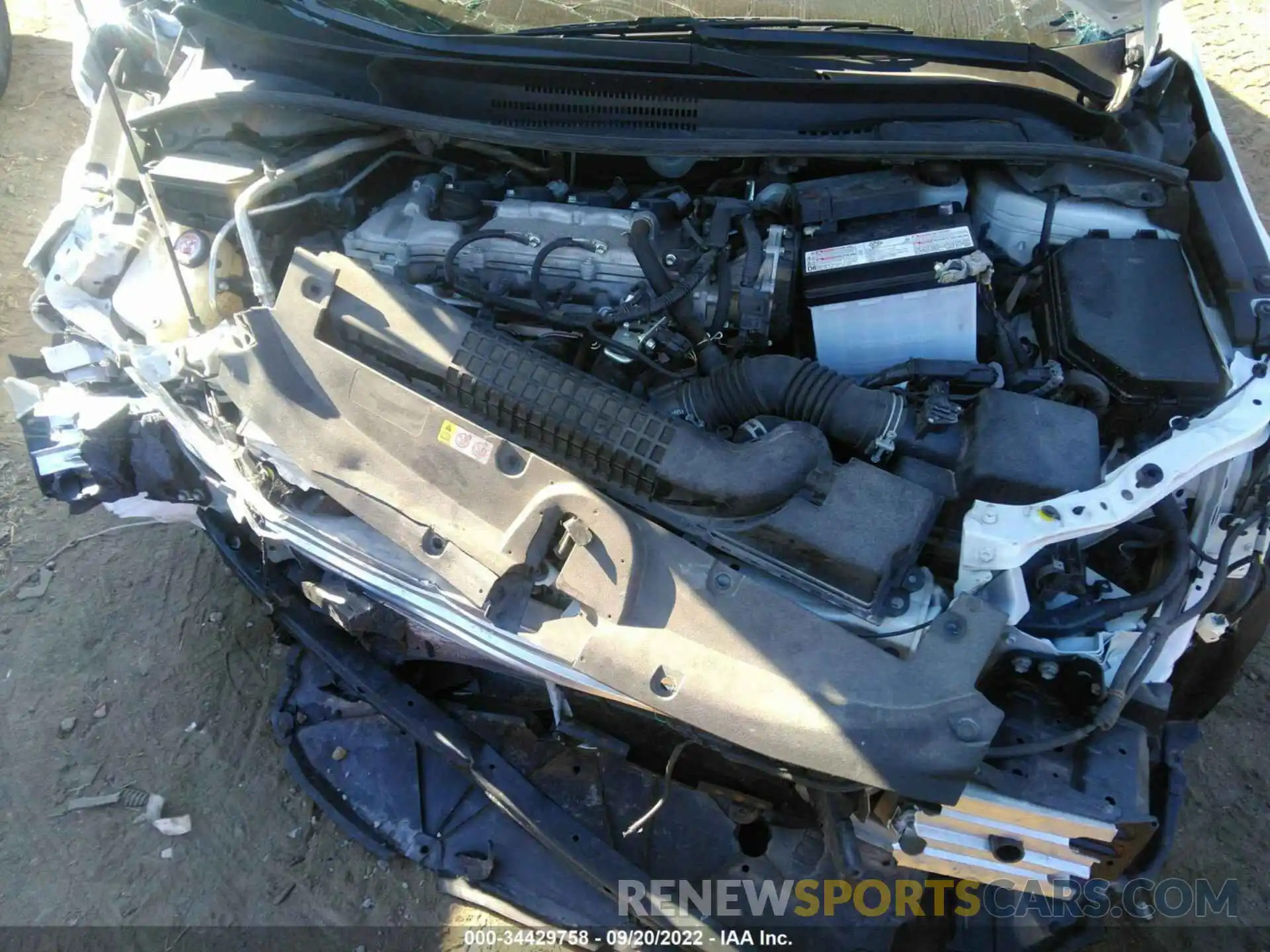 10 Photograph of a damaged car JTDEPRAE3LJ085351 TOYOTA COROLLA 2020