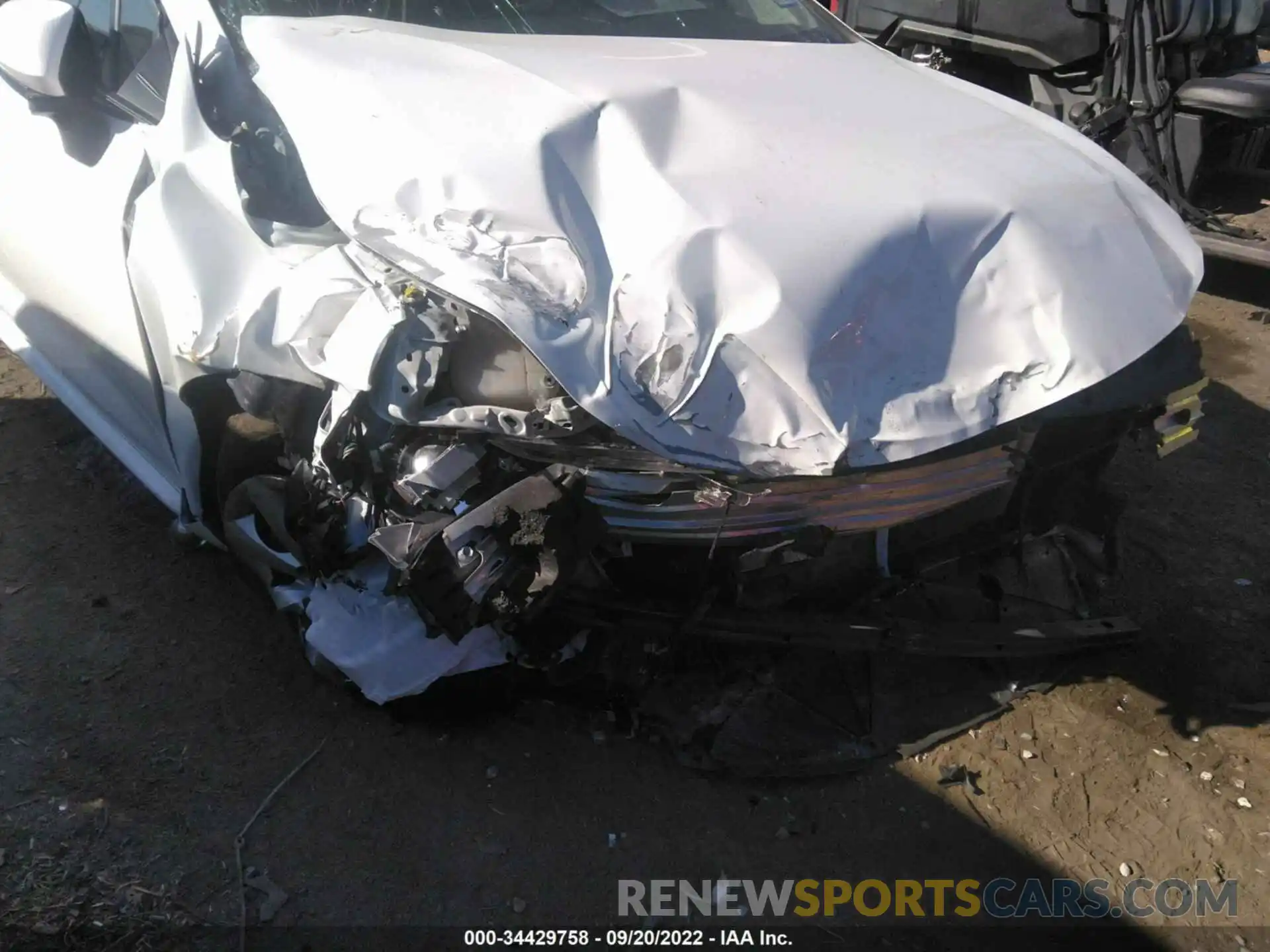 6 Photograph of a damaged car JTDEPRAE3LJ085351 TOYOTA COROLLA 2020