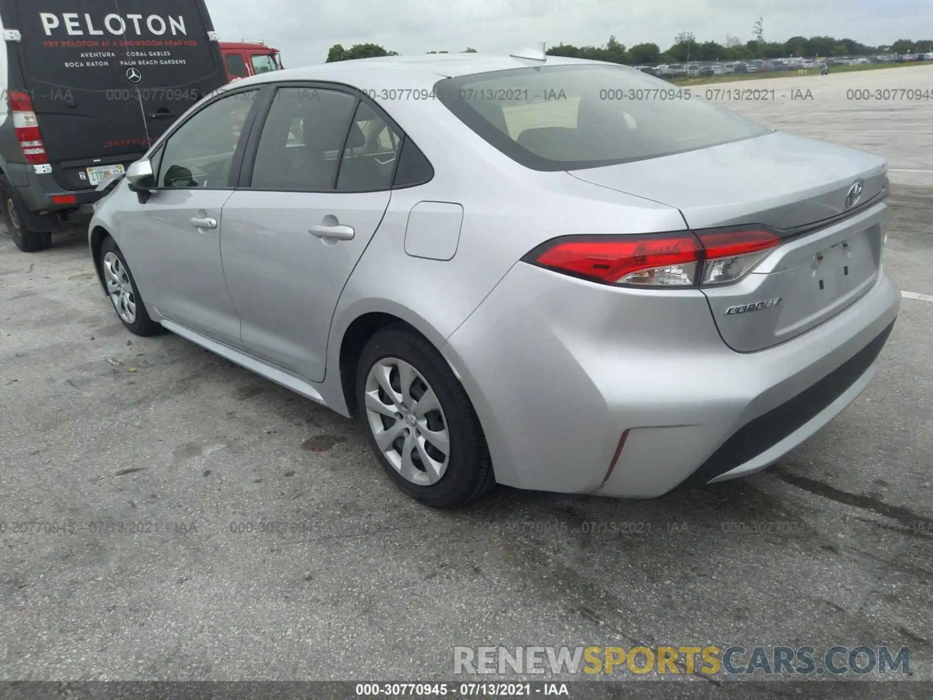 3 Photograph of a damaged car JTDEPRAE3LJ085933 TOYOTA COROLLA 2020