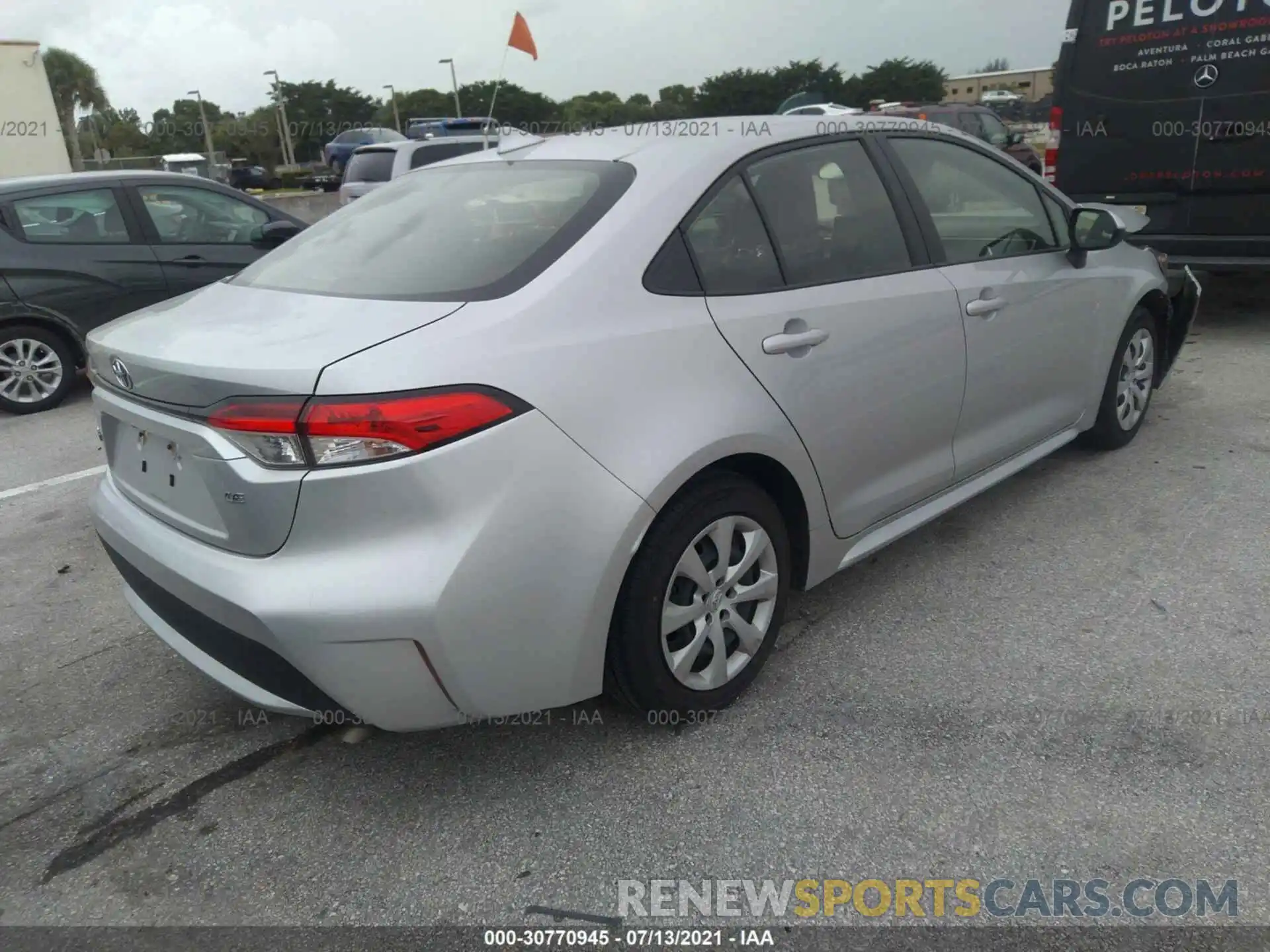 4 Photograph of a damaged car JTDEPRAE3LJ085933 TOYOTA COROLLA 2020