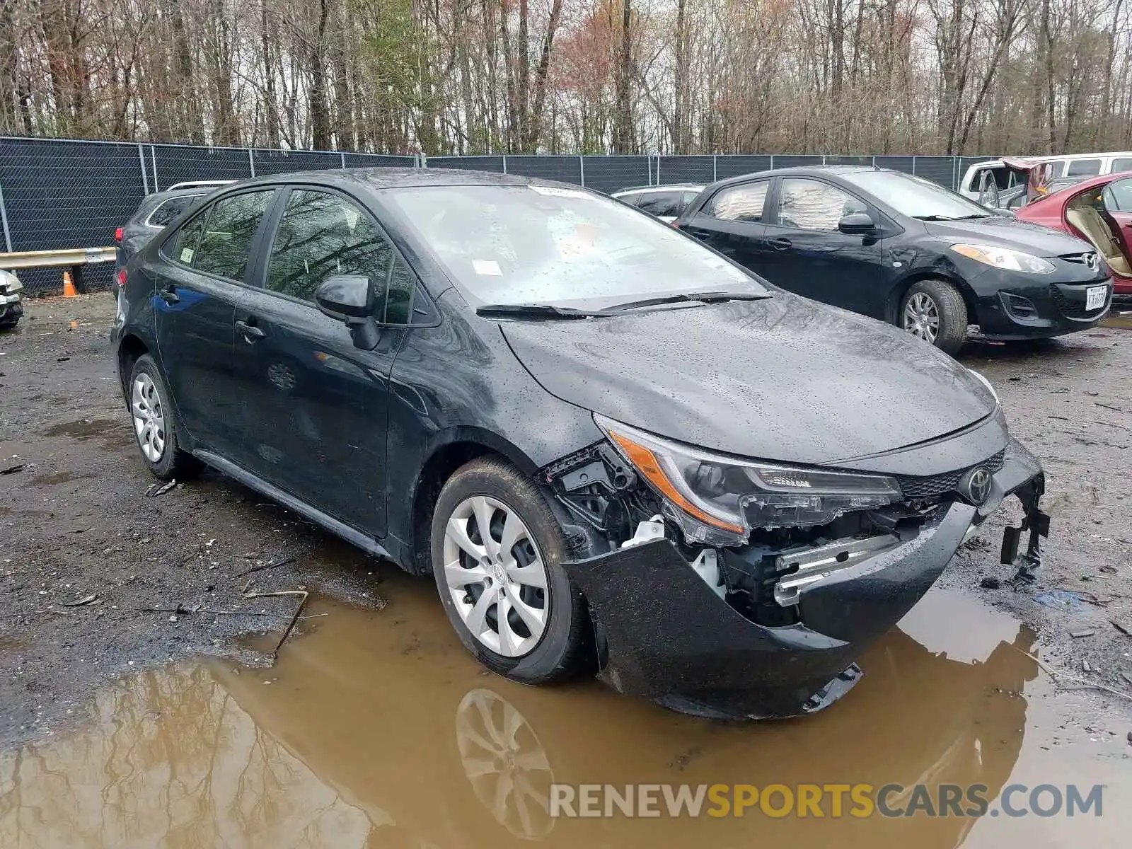 1 Photograph of a damaged car JTDEPRAE3LJ086449 TOYOTA COROLLA 2020