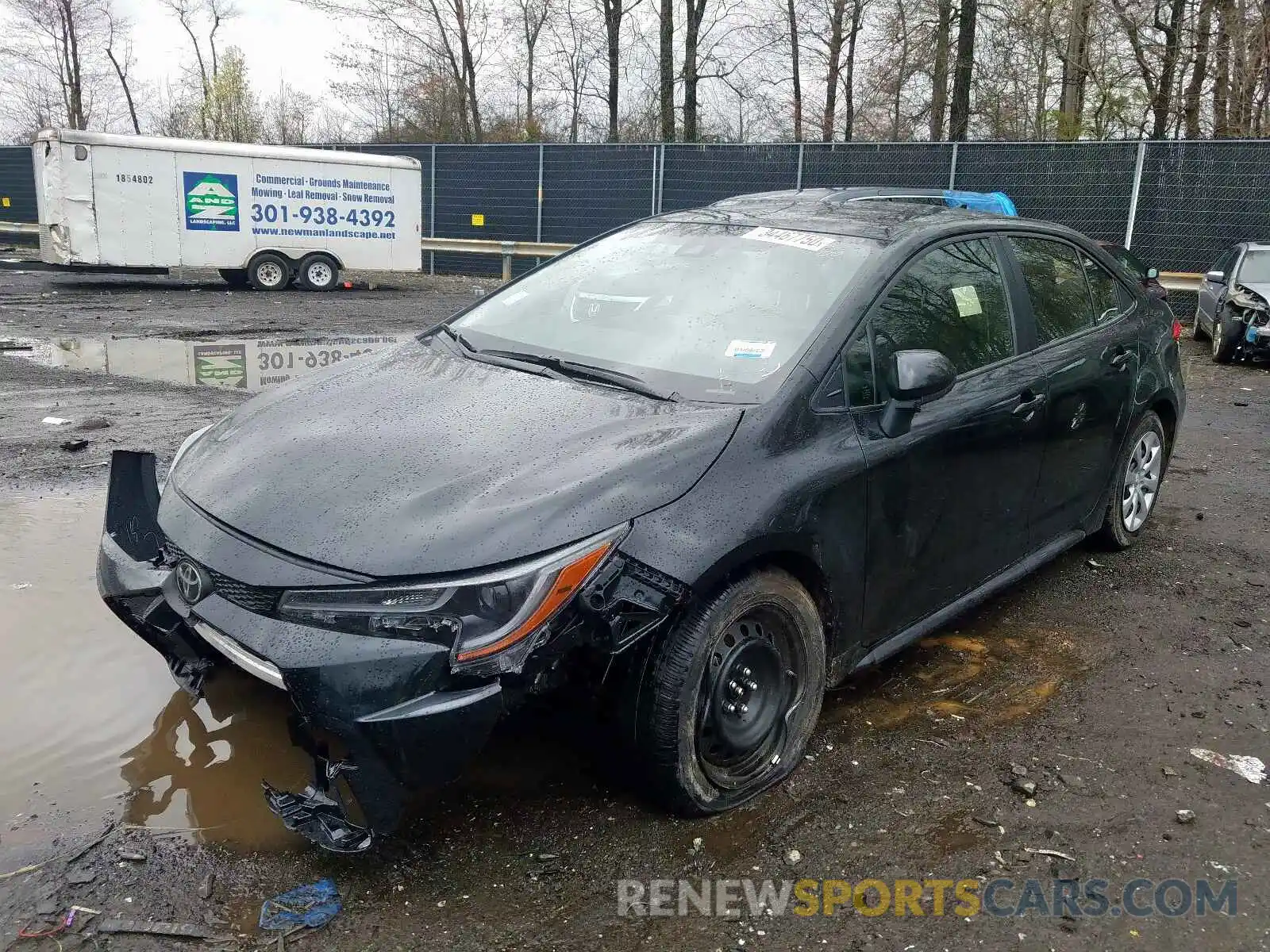 2 Photograph of a damaged car JTDEPRAE3LJ086449 TOYOTA COROLLA 2020