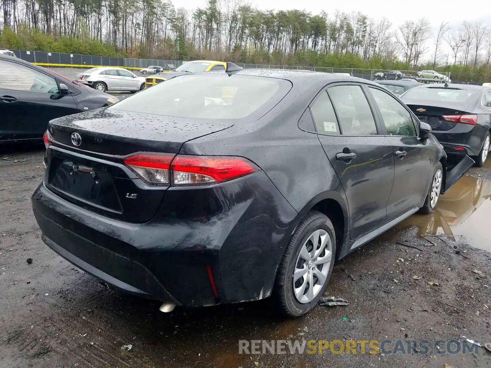 4 Photograph of a damaged car JTDEPRAE3LJ086449 TOYOTA COROLLA 2020