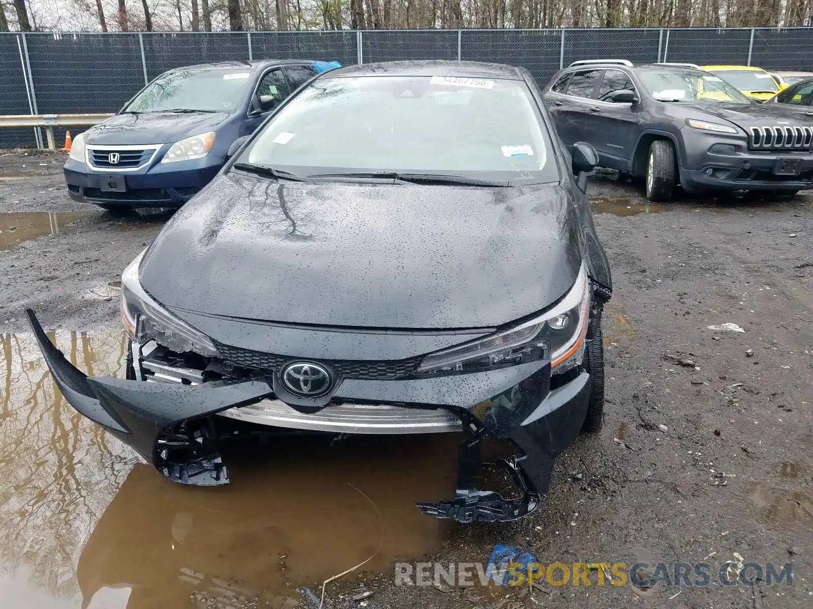 9 Photograph of a damaged car JTDEPRAE3LJ086449 TOYOTA COROLLA 2020