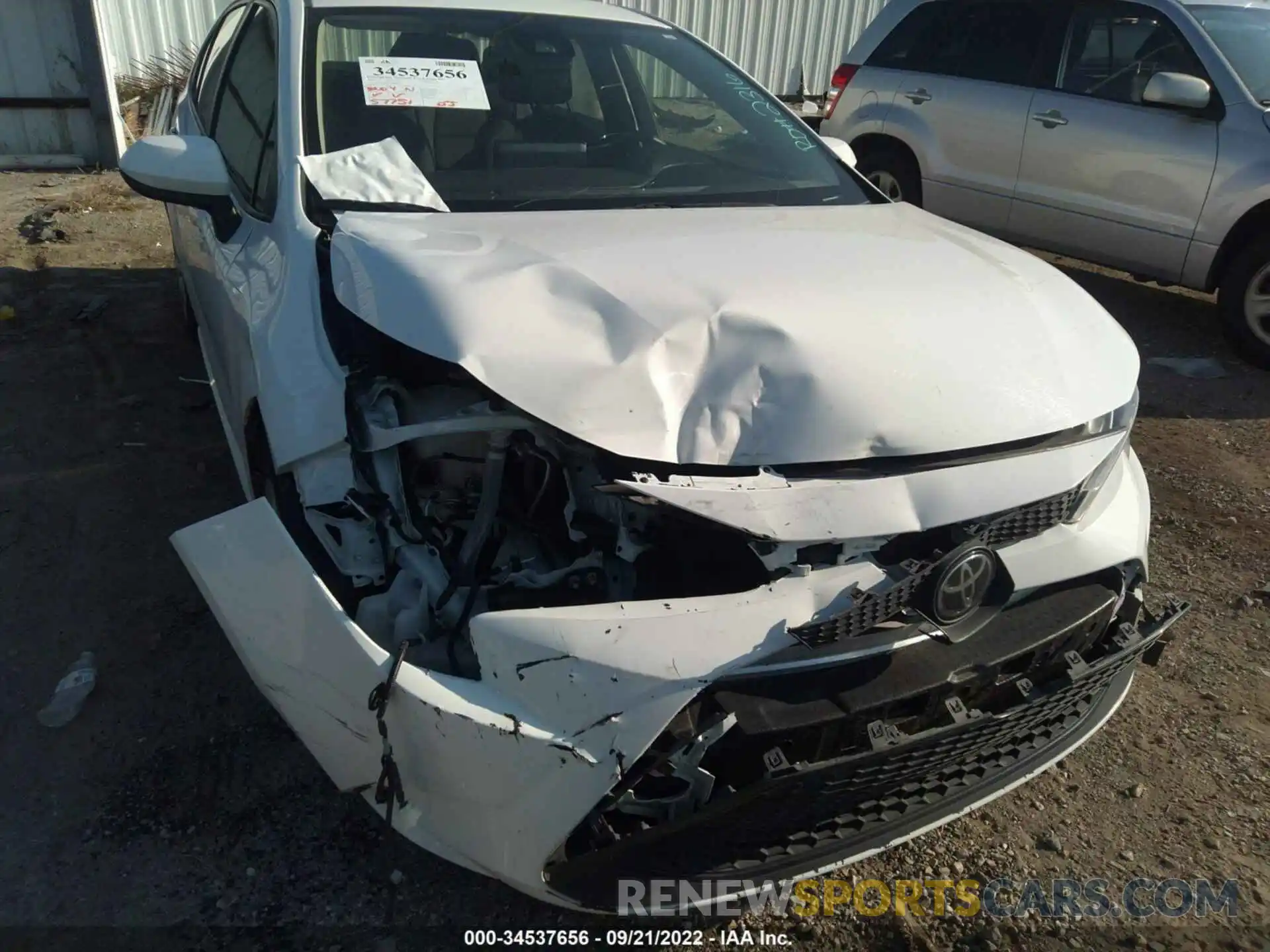 6 Photograph of a damaged car JTDEPRAE3LJ086600 TOYOTA COROLLA 2020