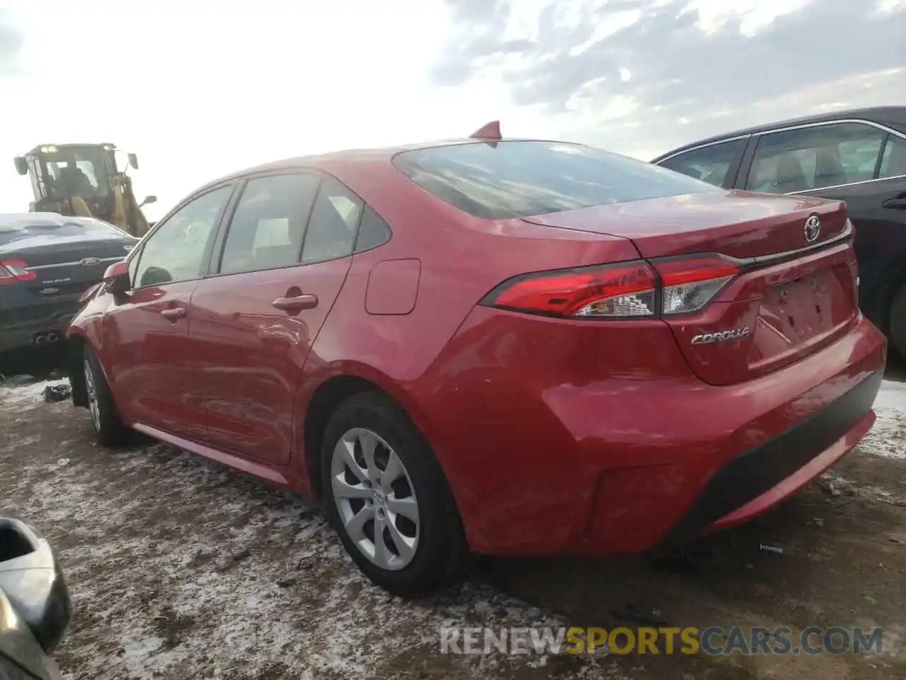 3 Photograph of a damaged car JTDEPRAE3LJ086872 TOYOTA COROLLA 2020