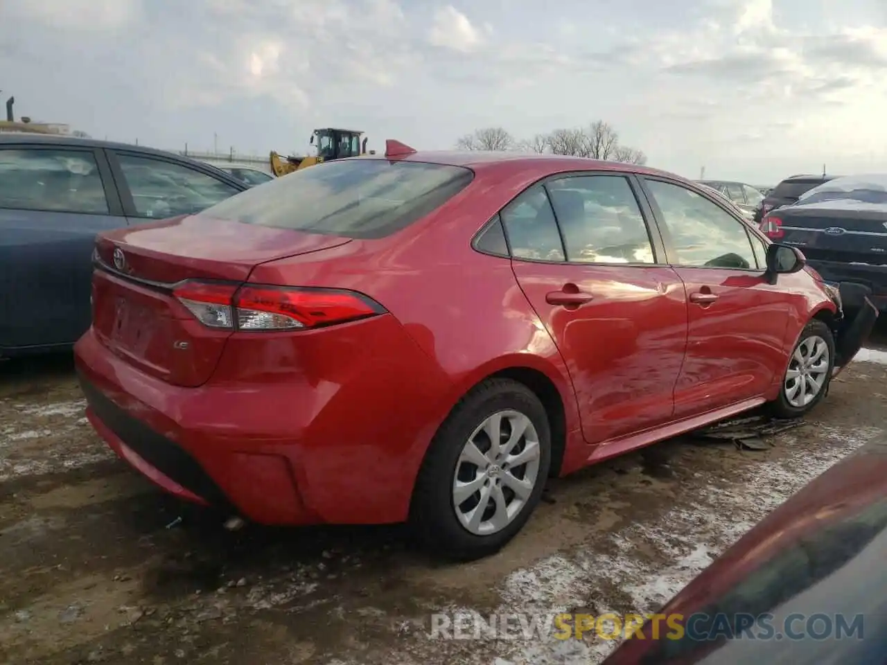 4 Photograph of a damaged car JTDEPRAE3LJ086872 TOYOTA COROLLA 2020